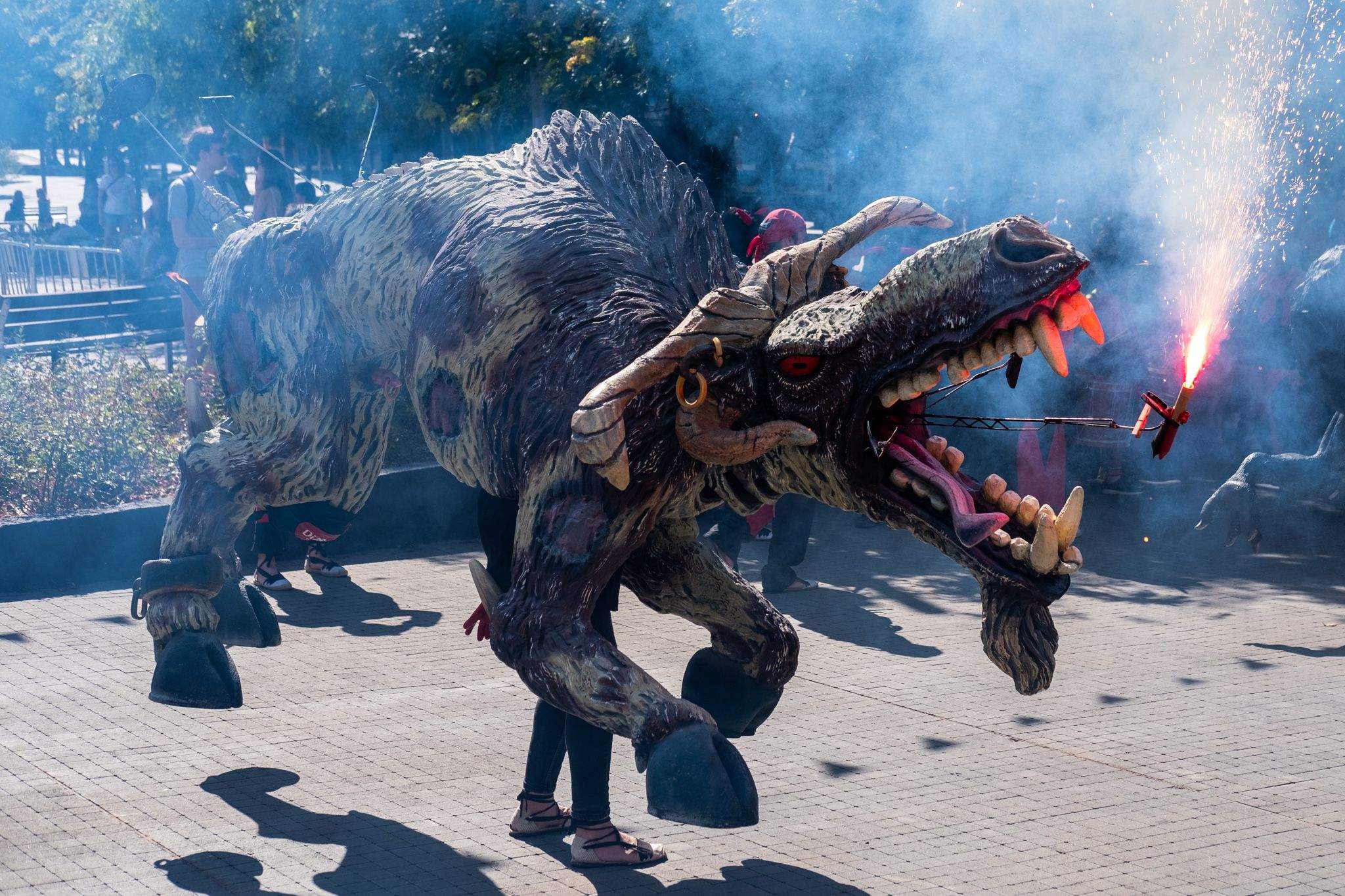 Els diables al Seguici de Sant Pere. FOTO: Ale Gómez