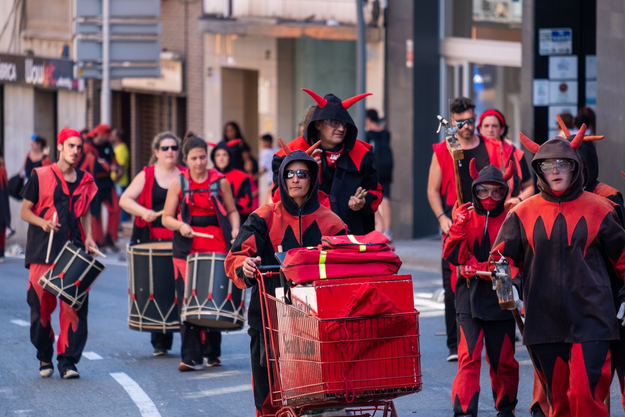 Els diables al Seguici de Sant Pere. FOTO: Ale Gómez