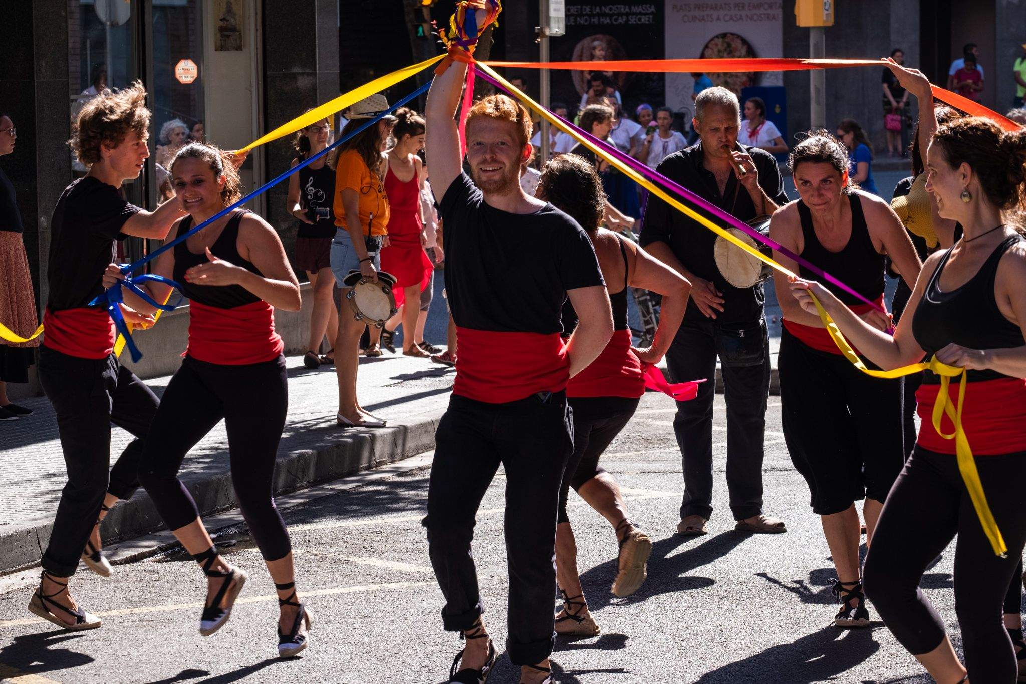 L'esbart de Sant Cugat al Seguici de Sant Pere. FOTO: Ale Gómez