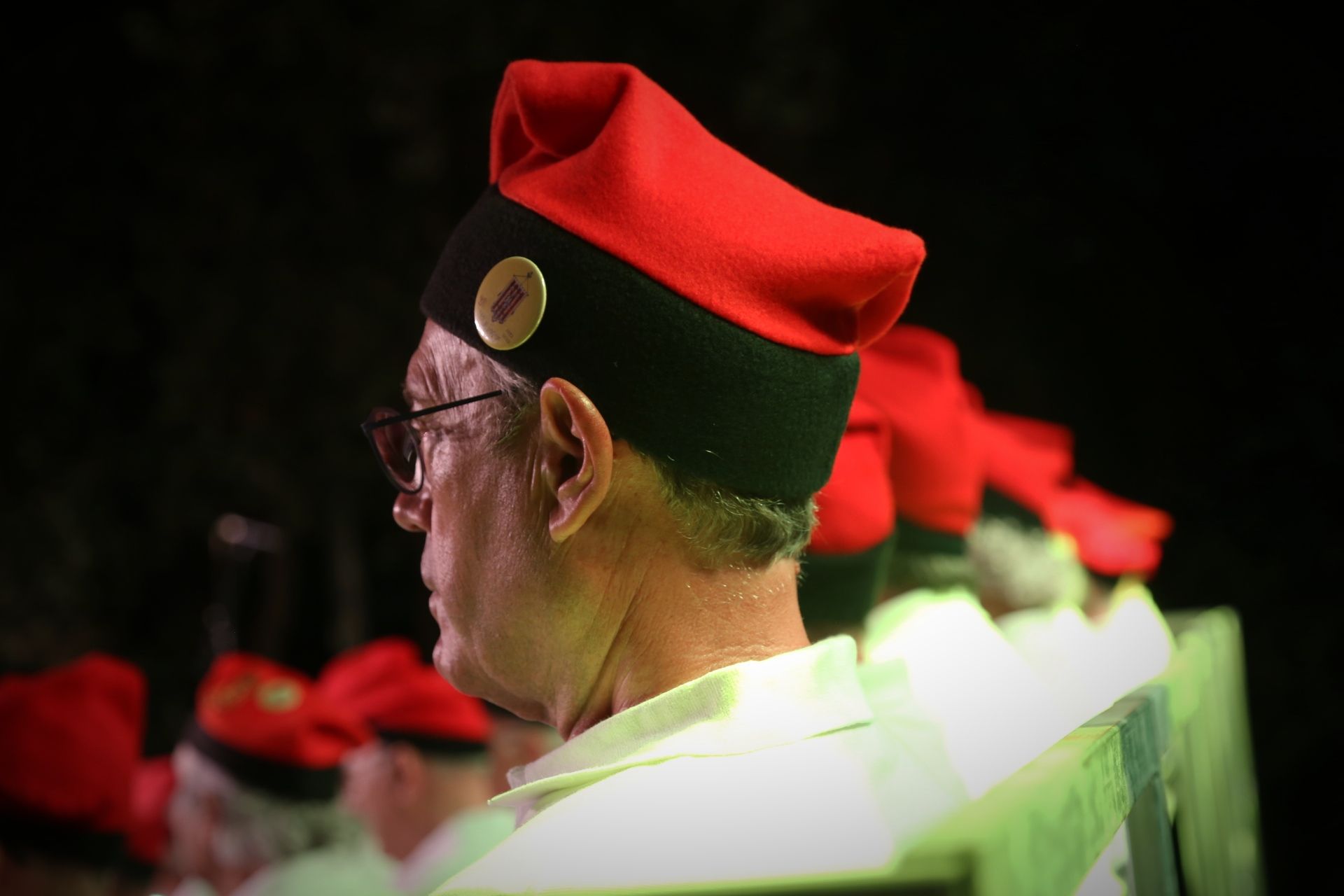Concert de Festa Major a càrrec de la Societat Coral La Lira i la Cobla Sant Jordi. FOTO: Anna Bassa