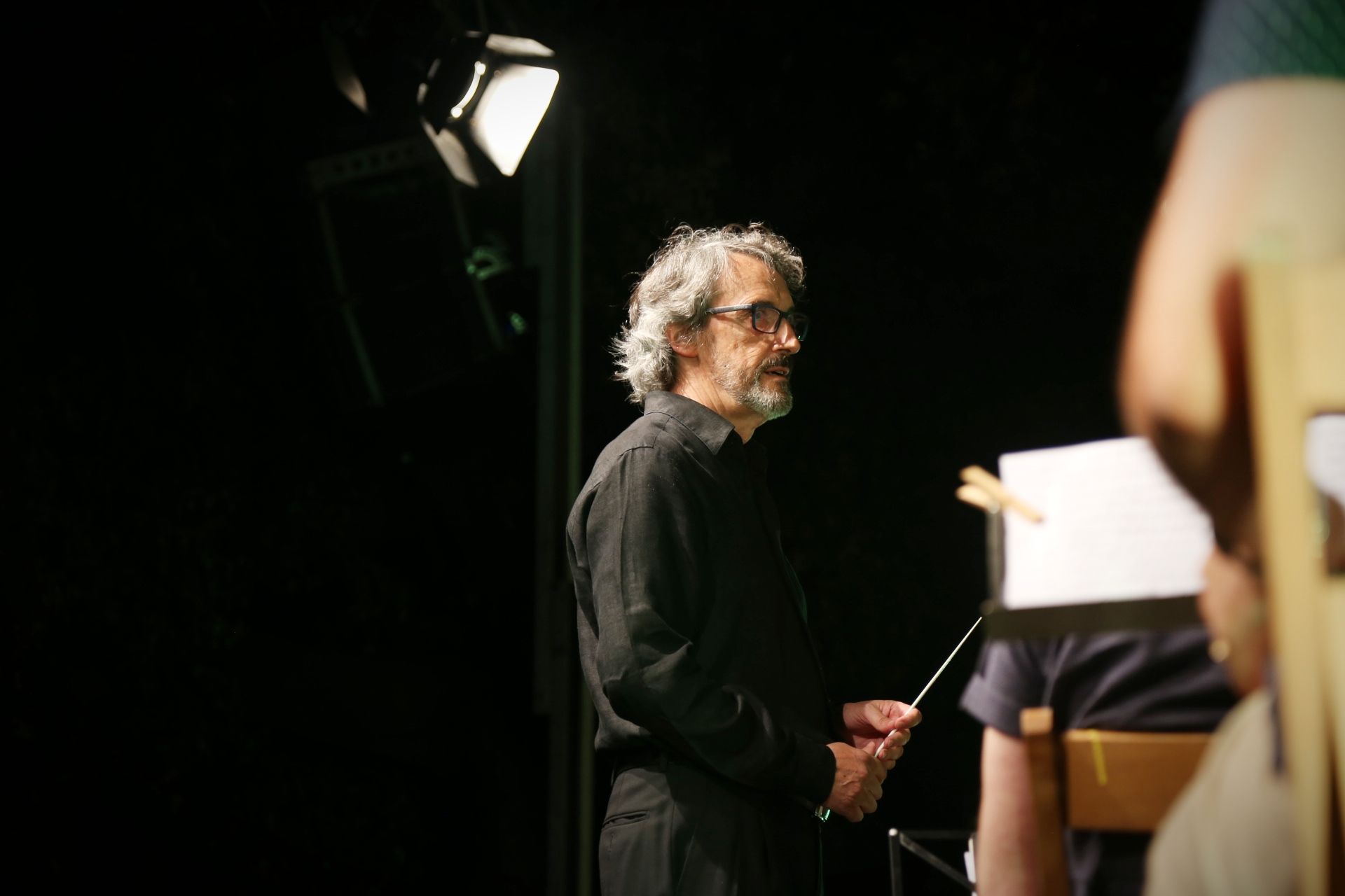 Concert de Festa Major a càrrec de la Societat Coral La Lira i la Cobla Sant Jordi. FOTO: Anna Bassa