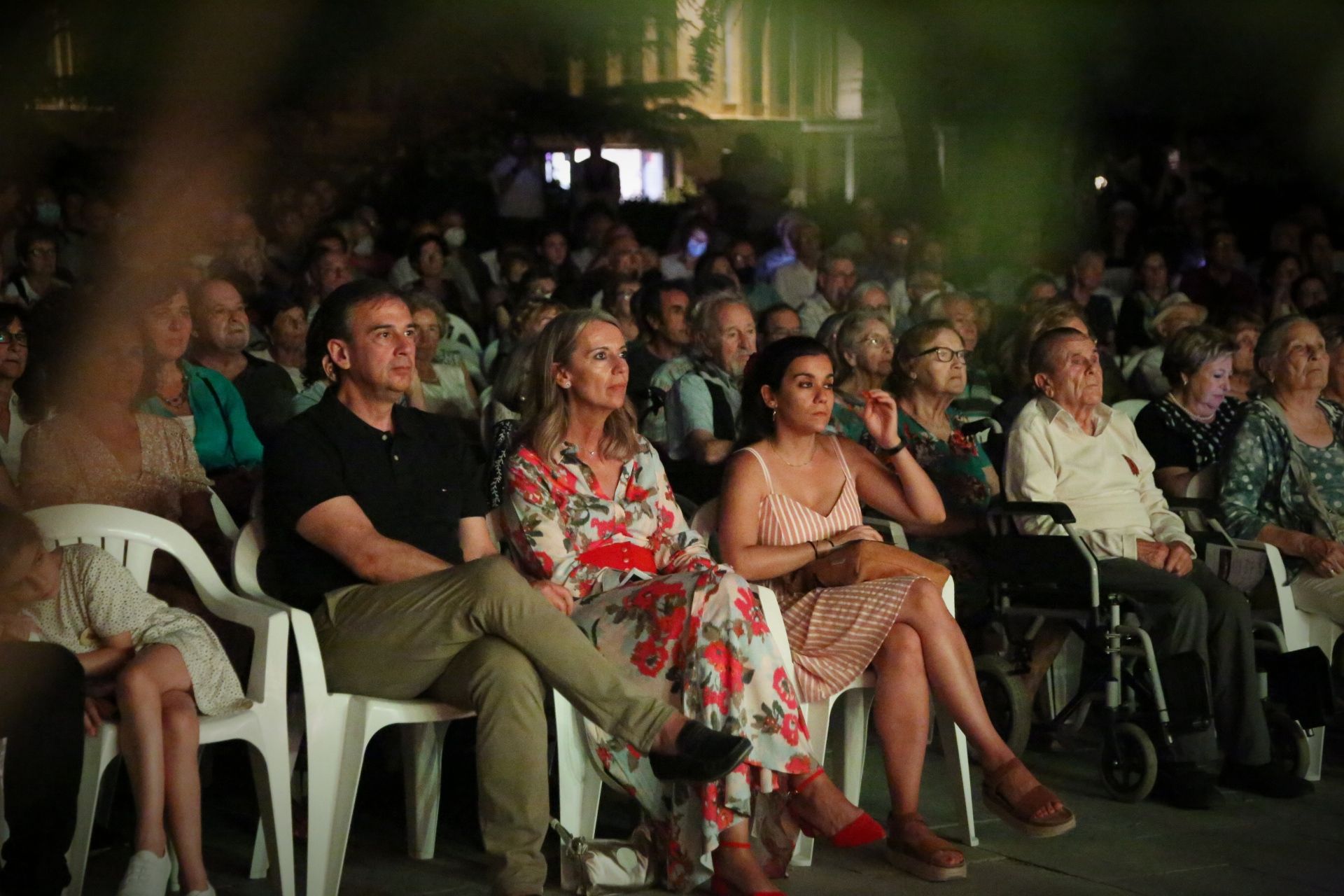 Concert de Festa Major a càrrec de la Societat Coral La Lira i la Cobla Sant Jordi. FOTO: Anna Bassa
