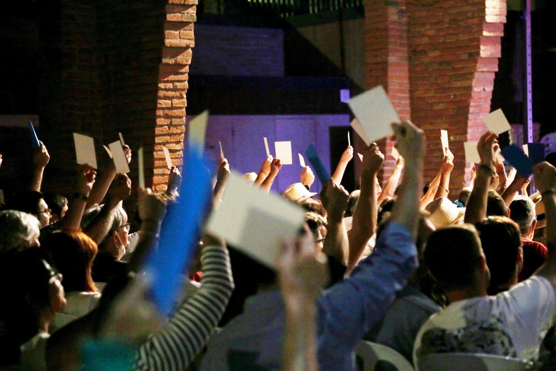 Espectacle Improsionant VI al Celler Modernista de Sant Cugat. FOTO: Anna Bassa