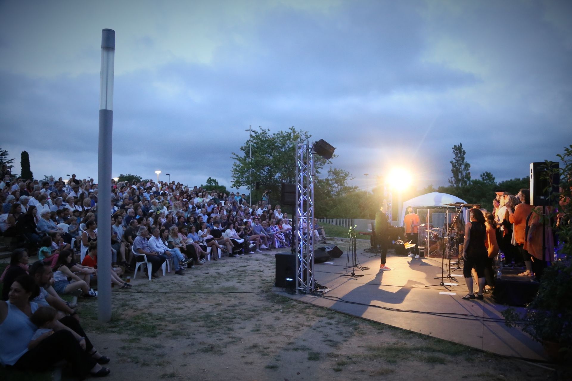 Concert de Gospel Beat al vespre del Tercer dia de Festa Major. FOTO: Anna Bassa