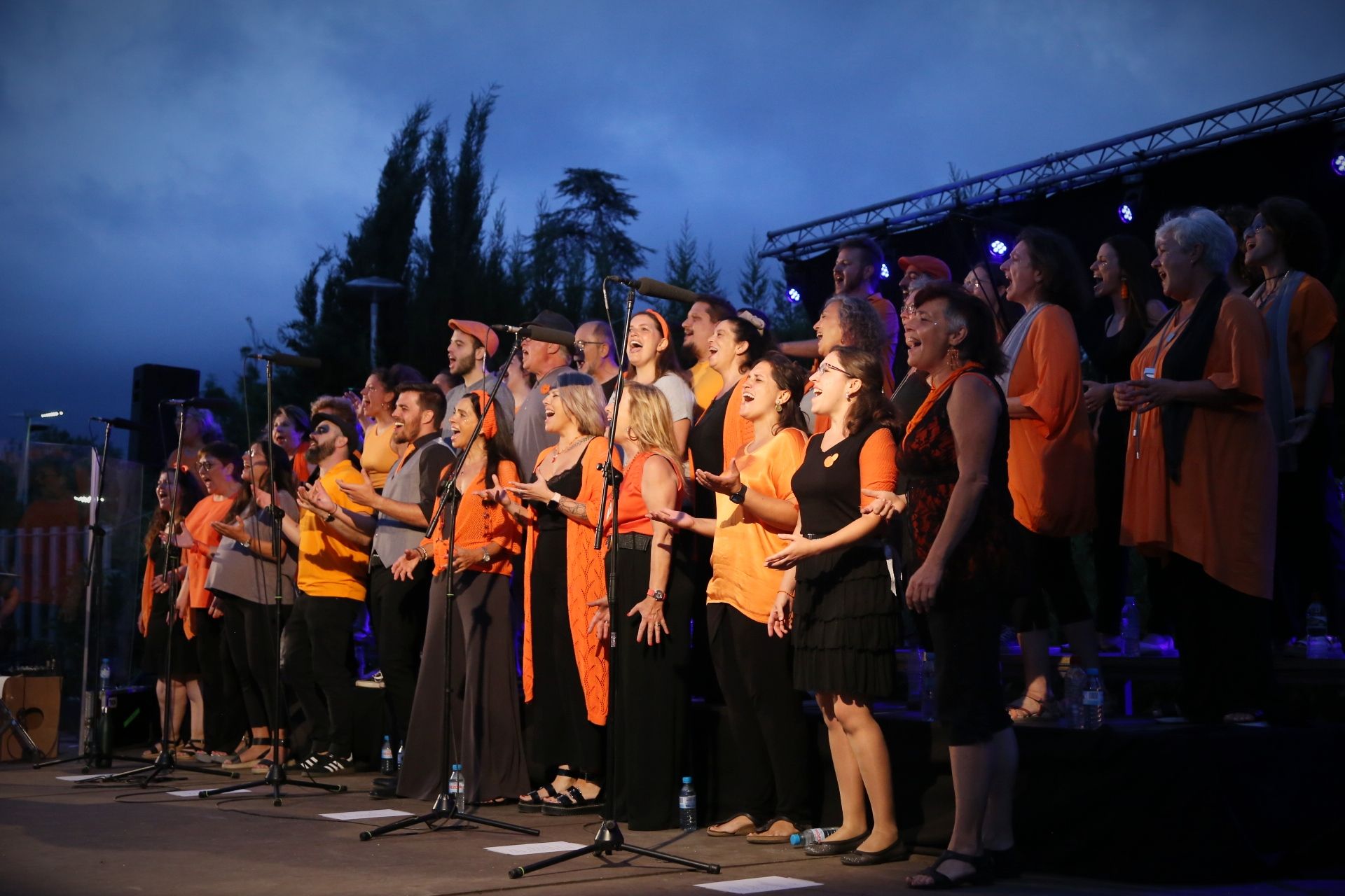 Concert de Gospel Beat al vespre del Tercer dia de Festa Major. FOTO: Anna Bassa
