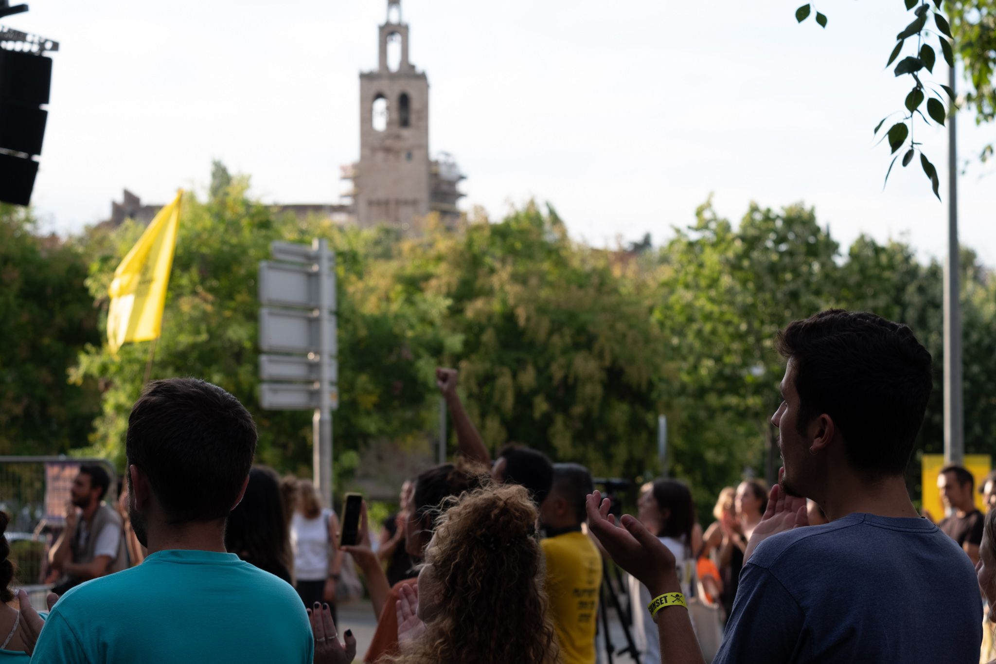 El pregó de la XII edició de la Festa Major Alternativa. FOTO: Ale Gómez