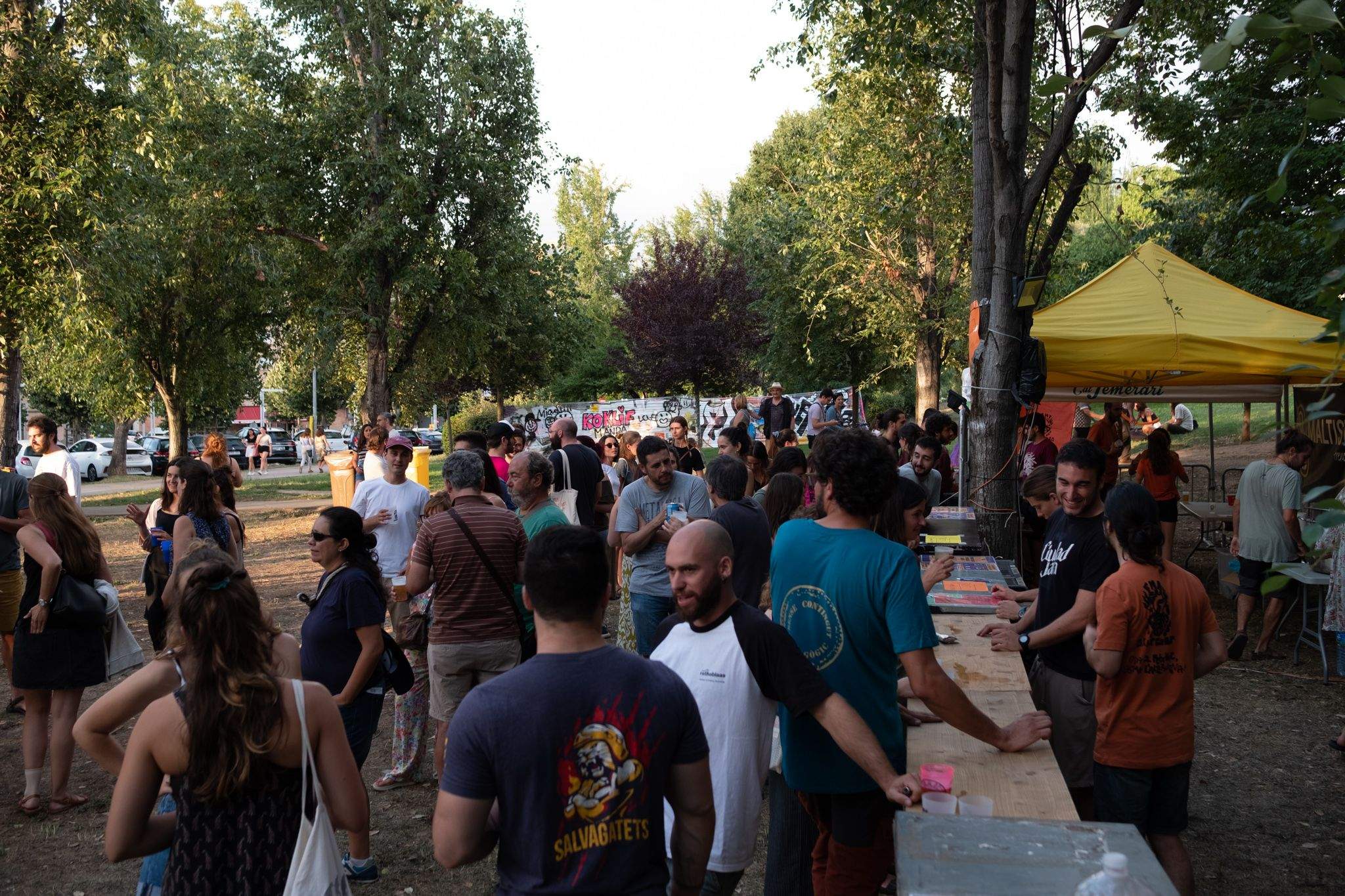 El pregó de la XII edició de la Festa Major Alternativa. FOTO: Ale Gómez