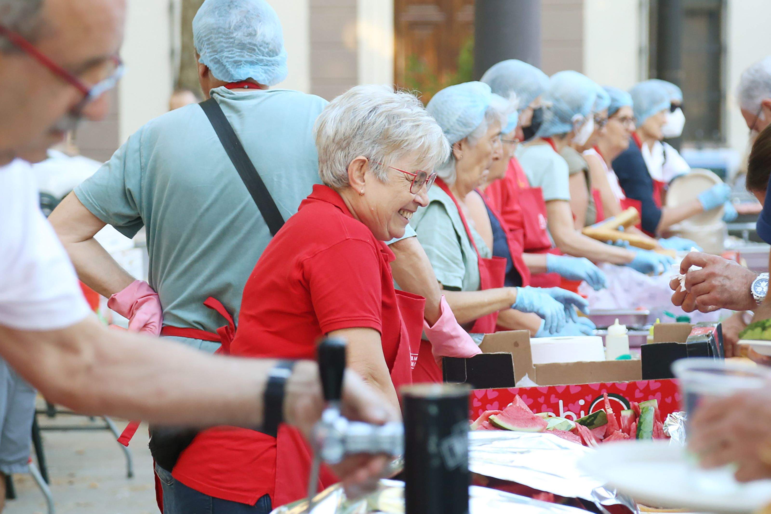Botifarrada popular del Club Muntanyenc Sant Cugat. FOTO: Anna Bassa