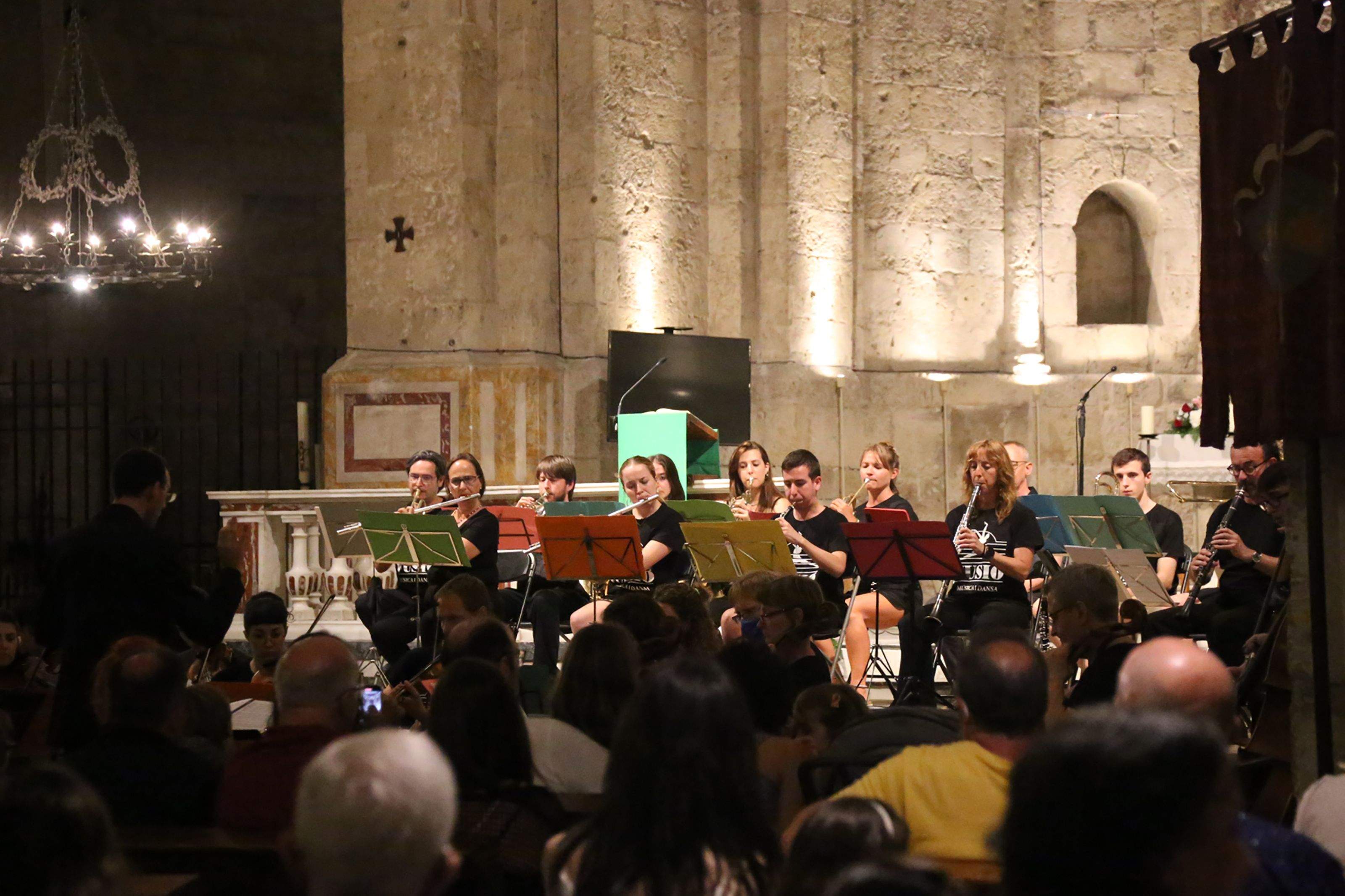 Concert de Festa Major amb l'Orquestra Simfònica Fusió Sant Cugat. FOTO: Anna Bassa