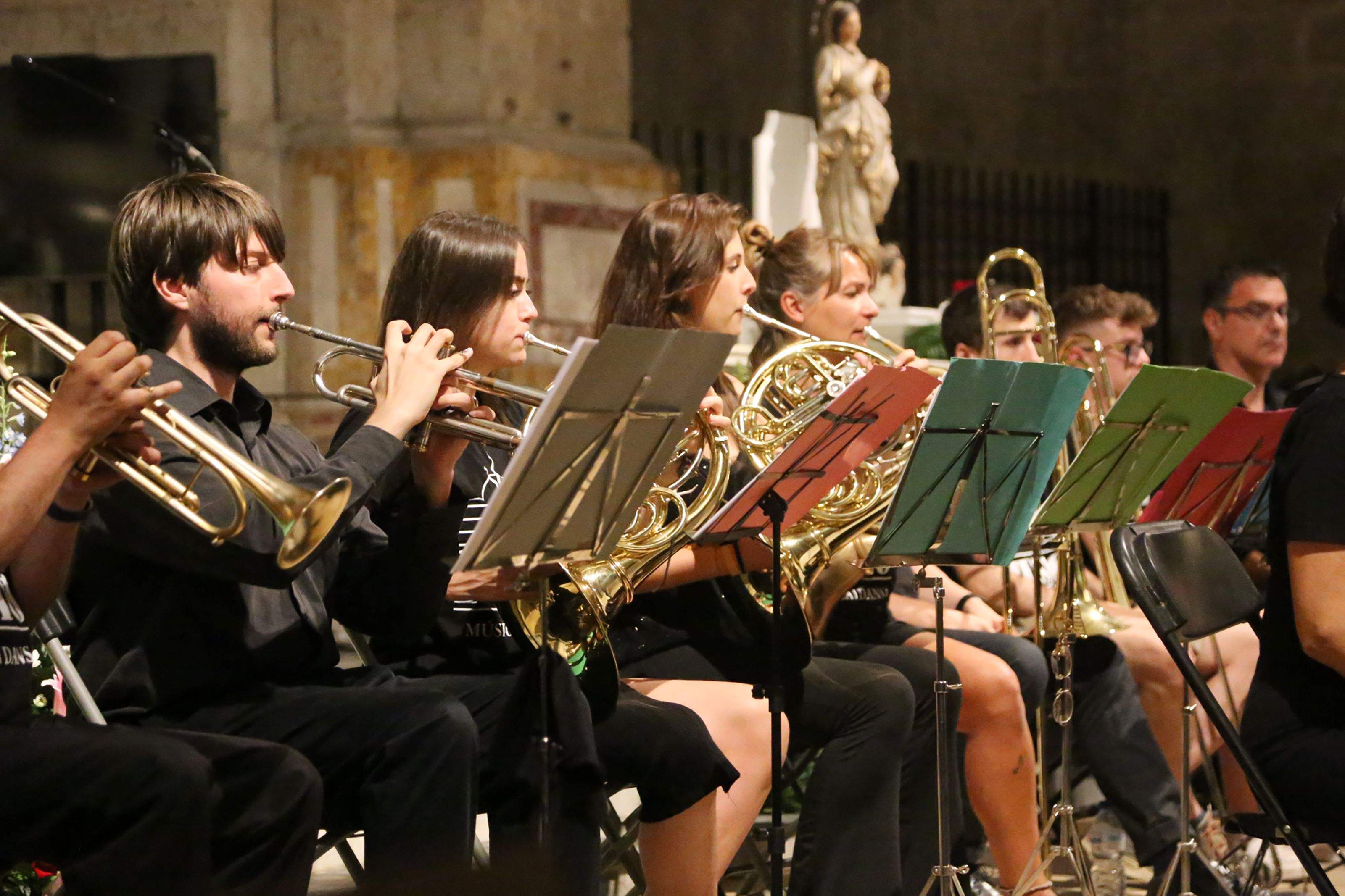 Concert de Festa Major amb l'Orquestra Simfònica Fusió Sant Cugat. FOTO: Anna Bassa
