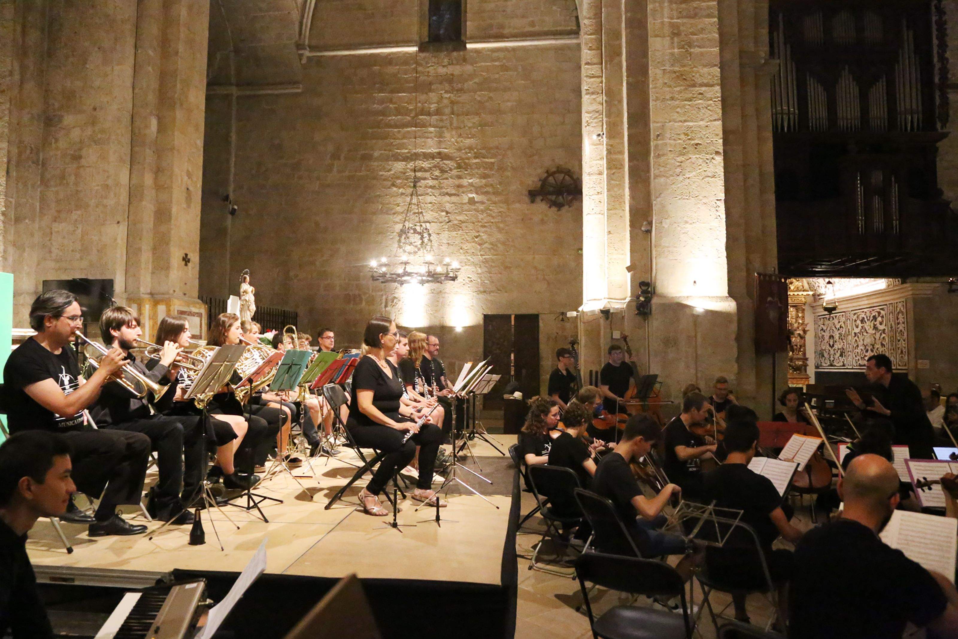 Concert de Festa Major amb l'Orquestra Simfònica Fusió Sant Cugat. FOTO: Anna Bassa