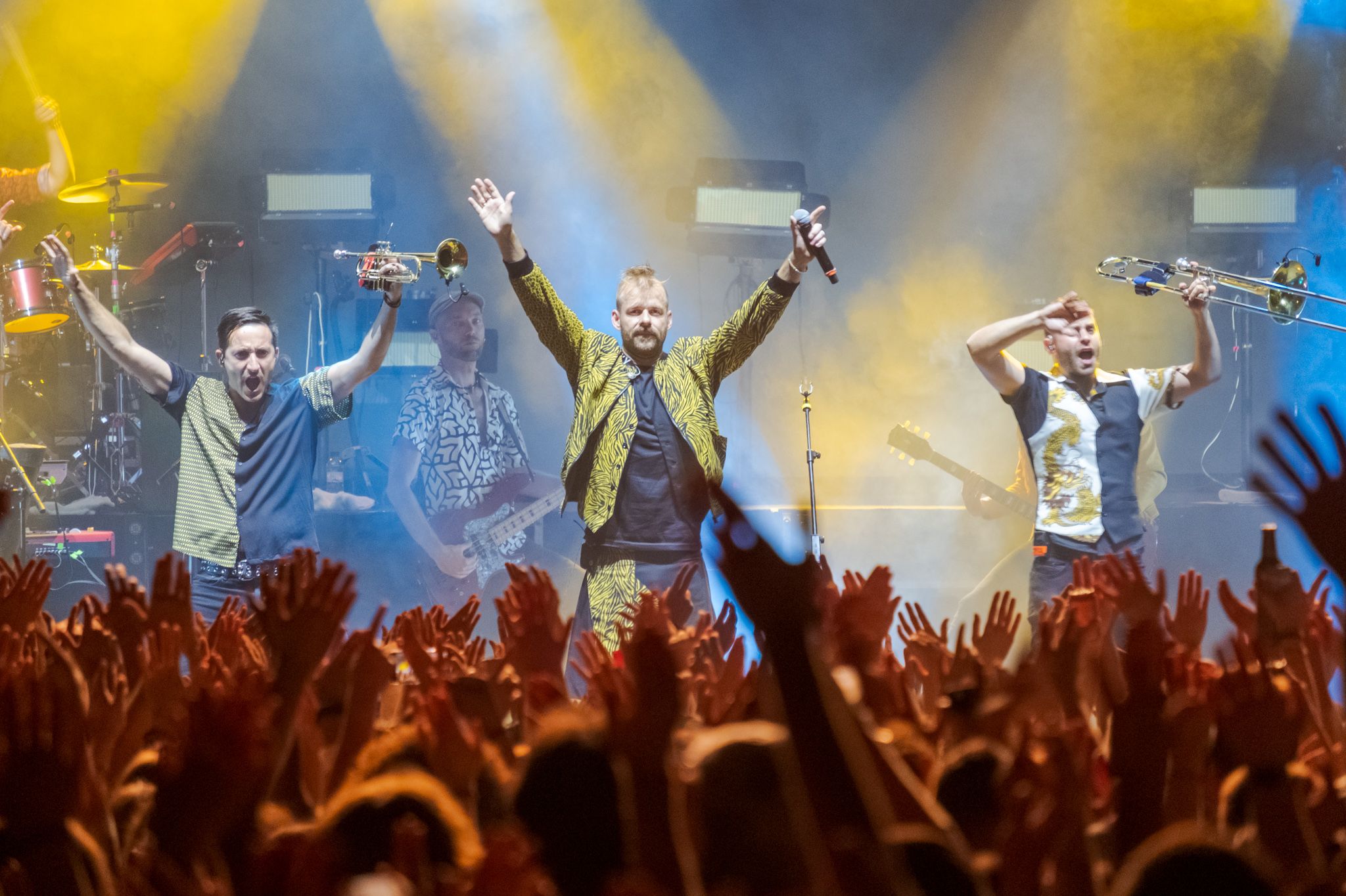 La Pegatina, en concert, presenta el nou disc "Hacia otra parte". FOTO: Ale Gómez