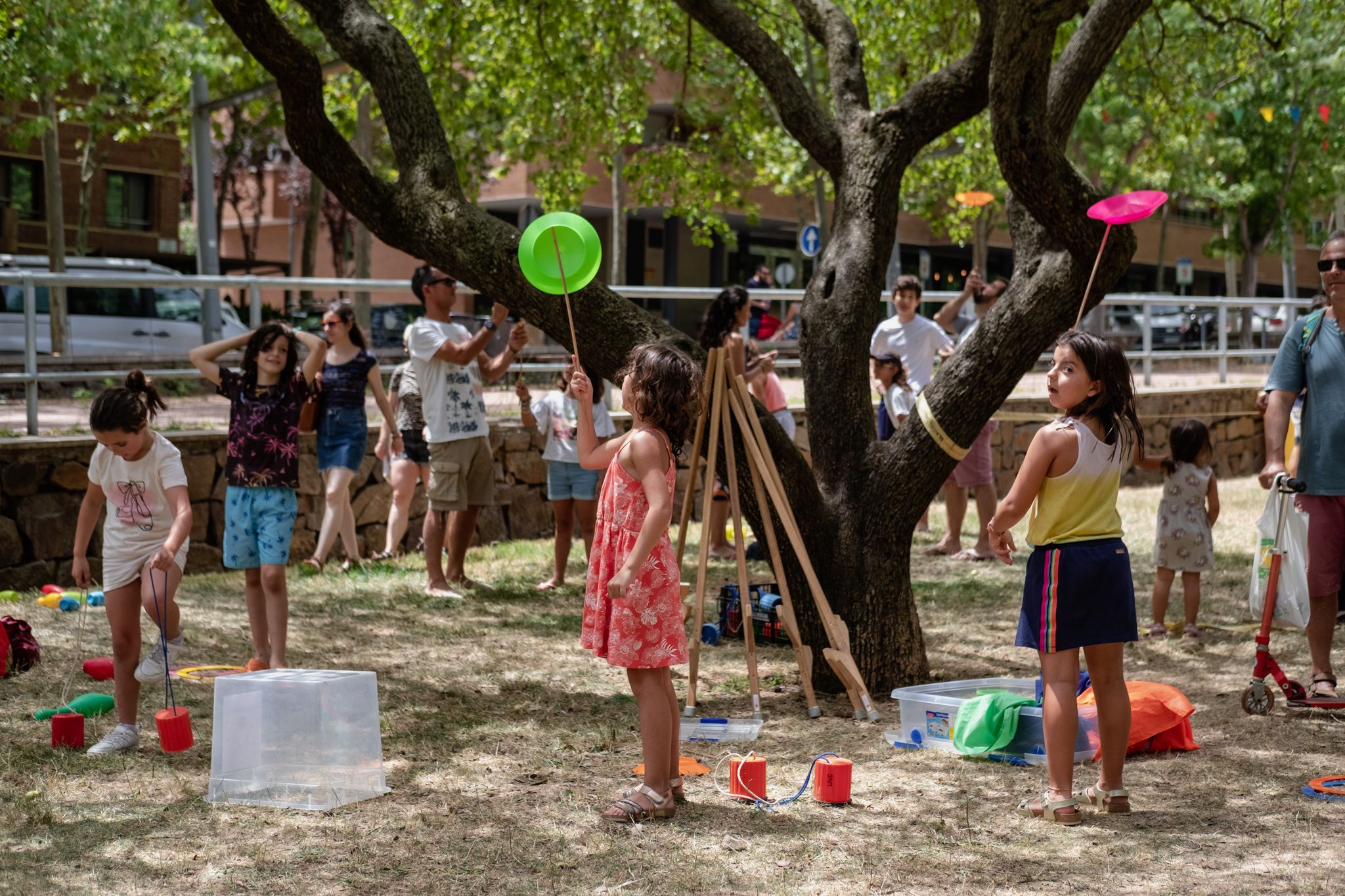 Festa de l’aigua a la Festa de l’Esport al Carrer (Parc Central). FOTO: Ale Gómez