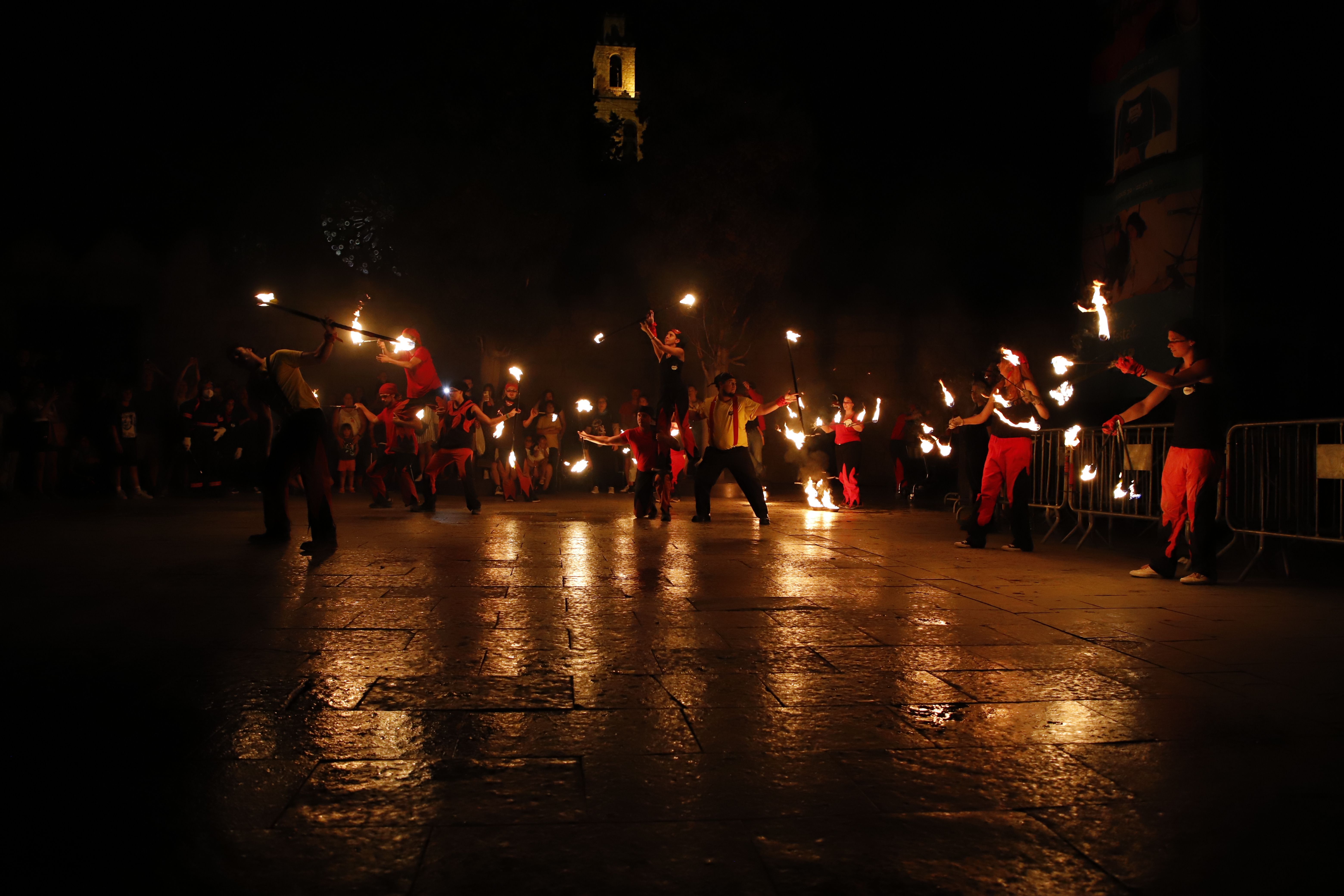 El Correfoc dels Diables de Sant Cugat per Festa Major 2022. FOTO: Lara Castañeda