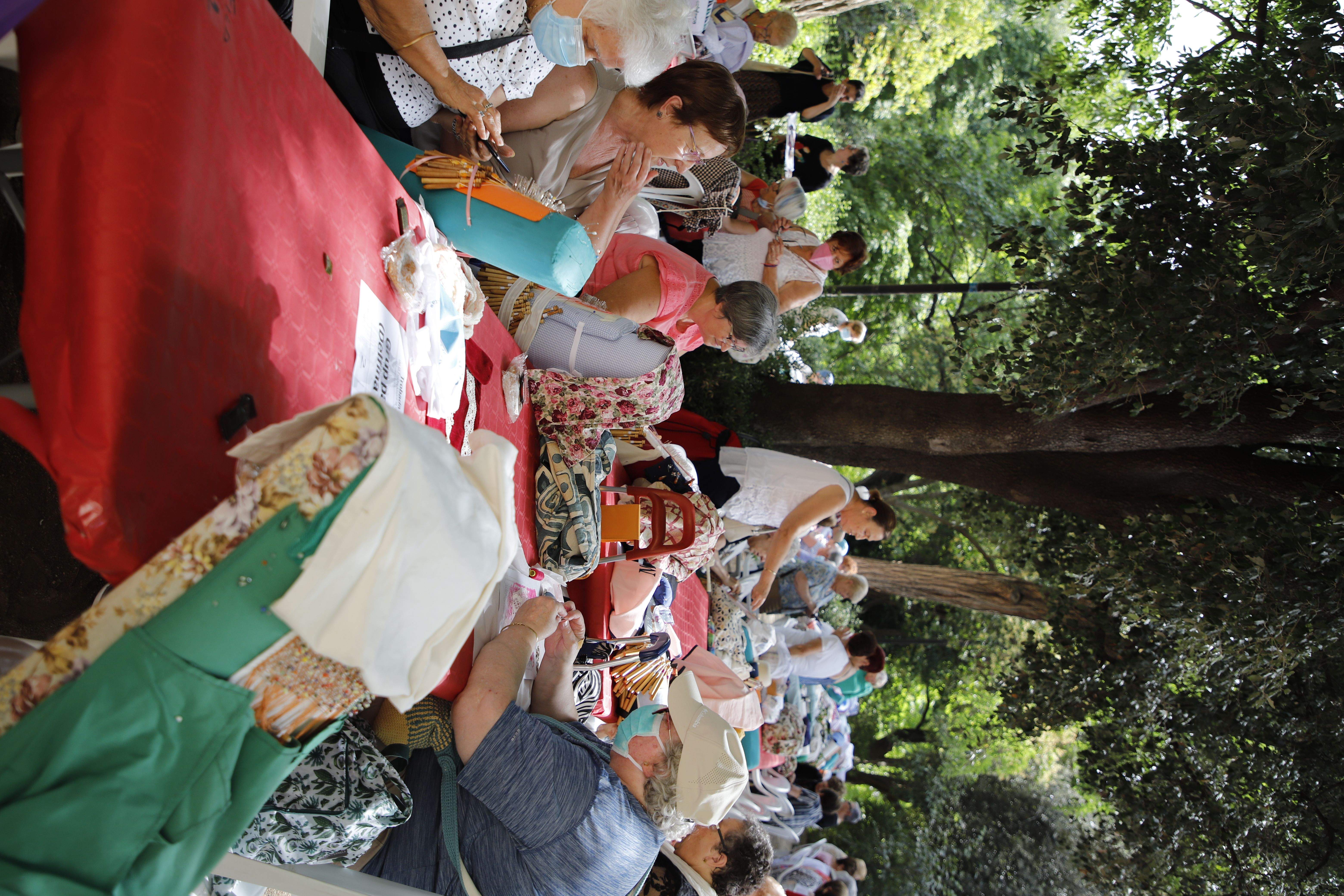 III Trobada de puntaires de Festa Major. FOTO: Lara Castañeda