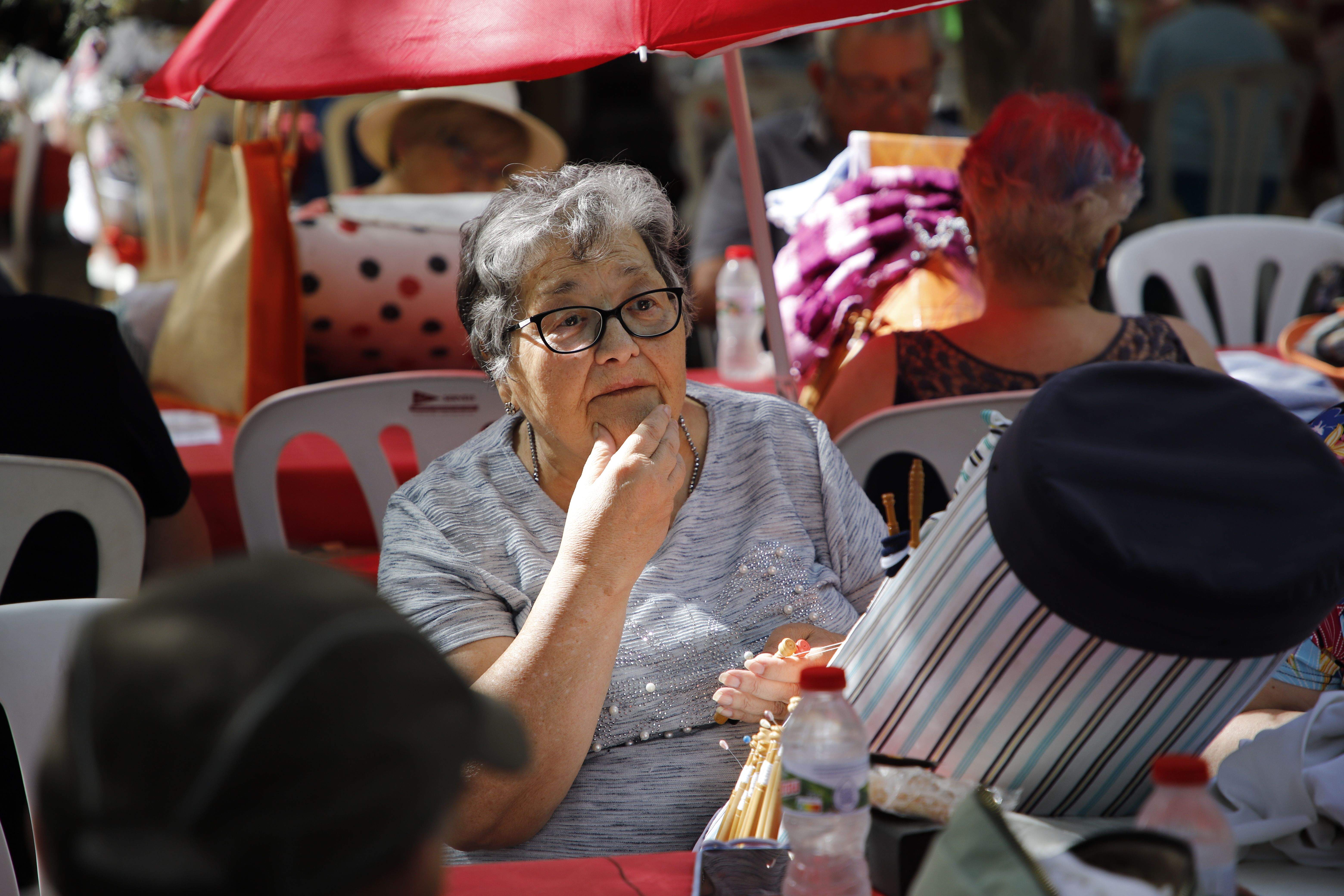 III Trobada de puntaires de Festa Major. FOTO: Lara Castañeda