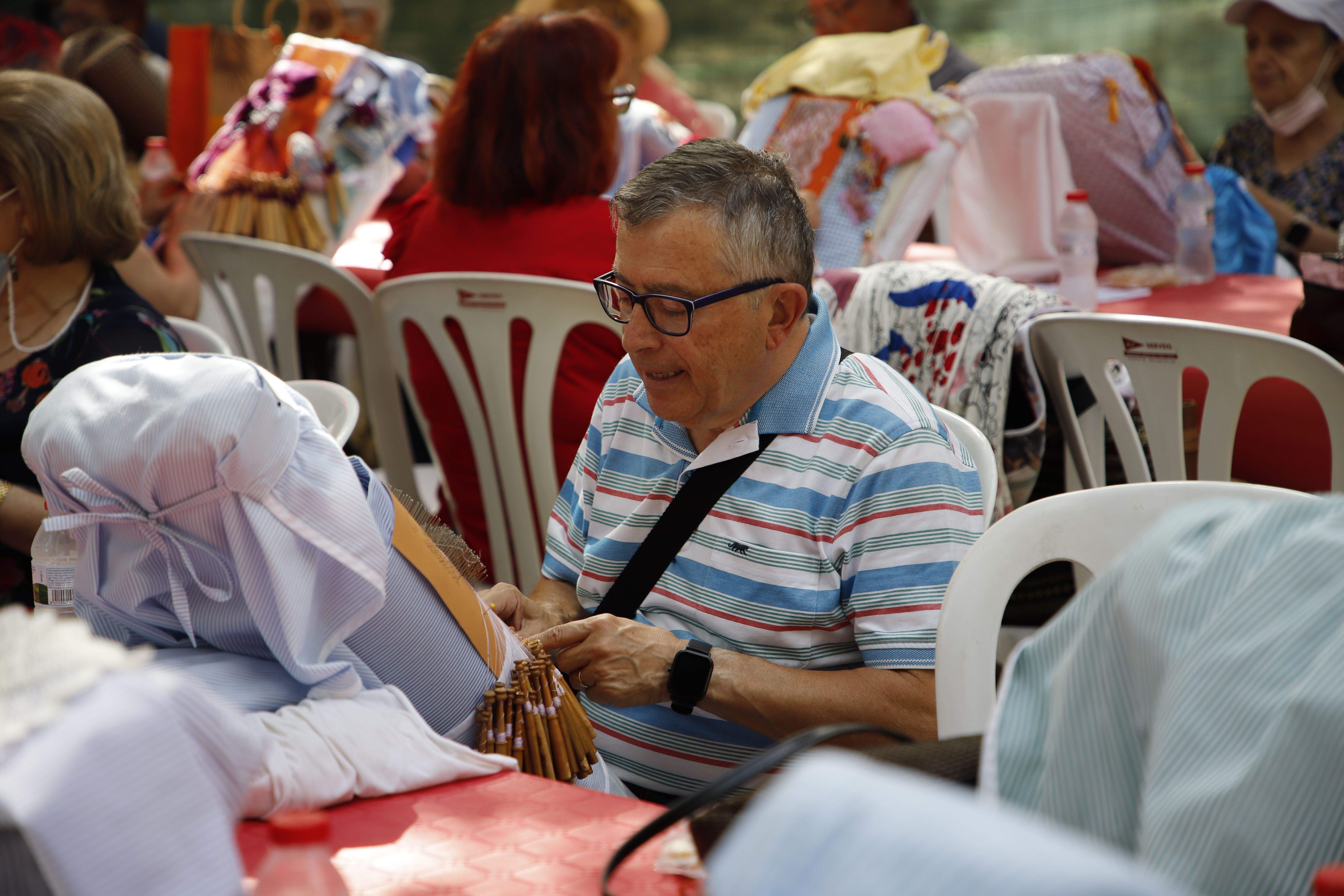 III Trobada de puntaires de Festa Major. FOTO: Lara Castañeda