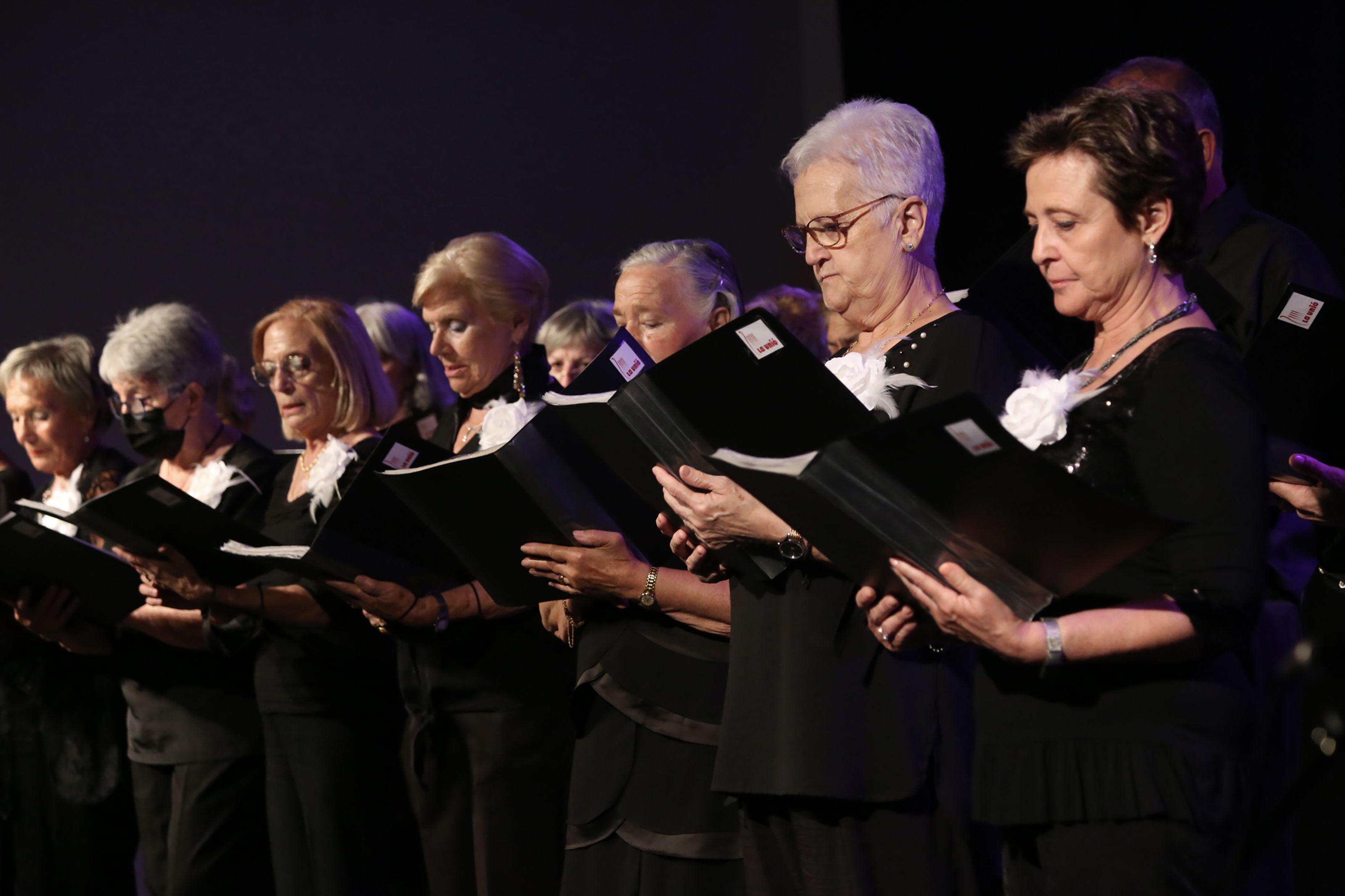 Coral de La Unió al concert coral tradicional de Festa Major. FOTO: Anna Bassa