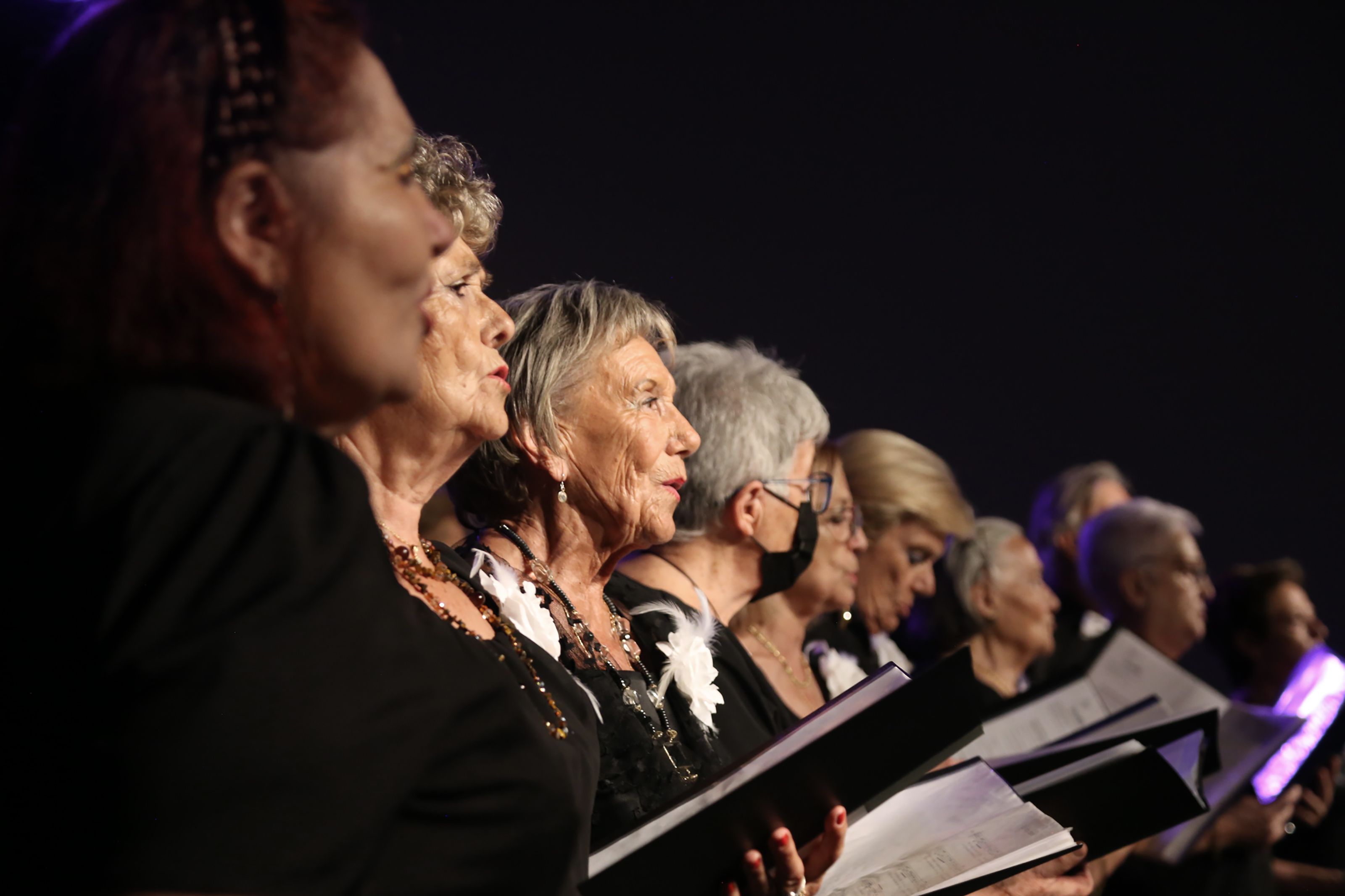 Coral de La Unió al concert coral tradicional de Festa Major. FOTO: Anna Bassa