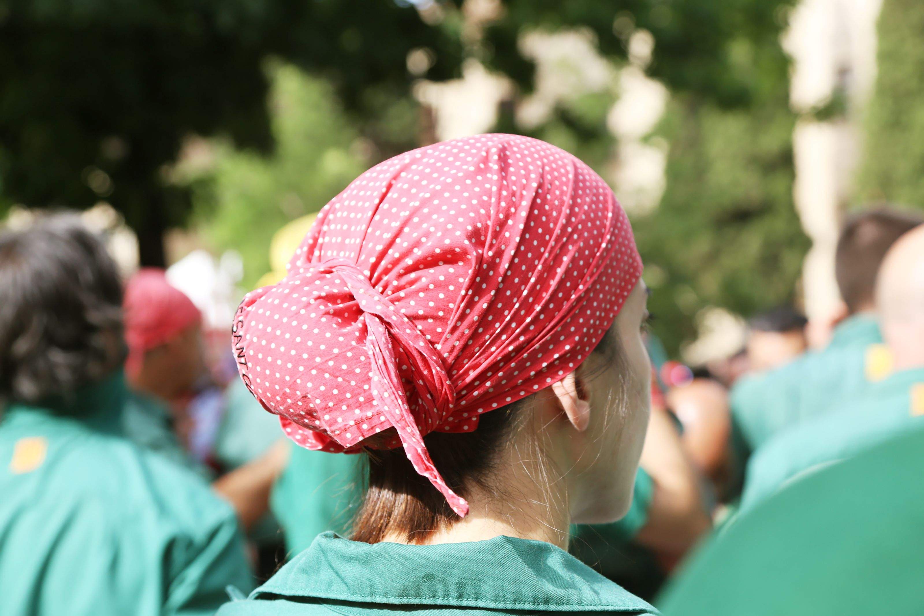 Els Castellers de Sant Cugat en la XXV diada castellera de Festa Major. FOTO: Anna Bassa