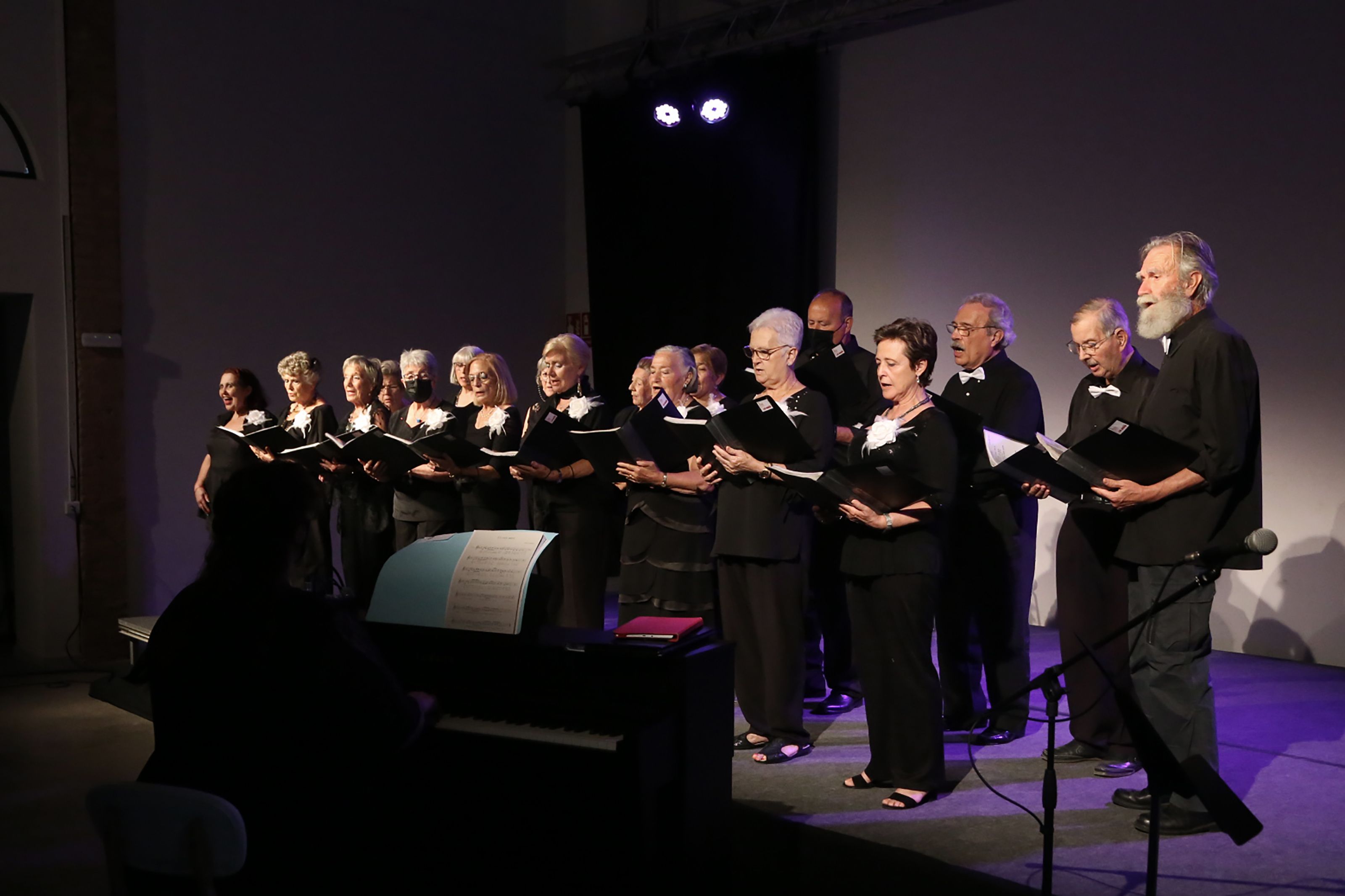 Coral de La Unió al concert coral tradicional de Festa Major. FOTO: Anna Bassa