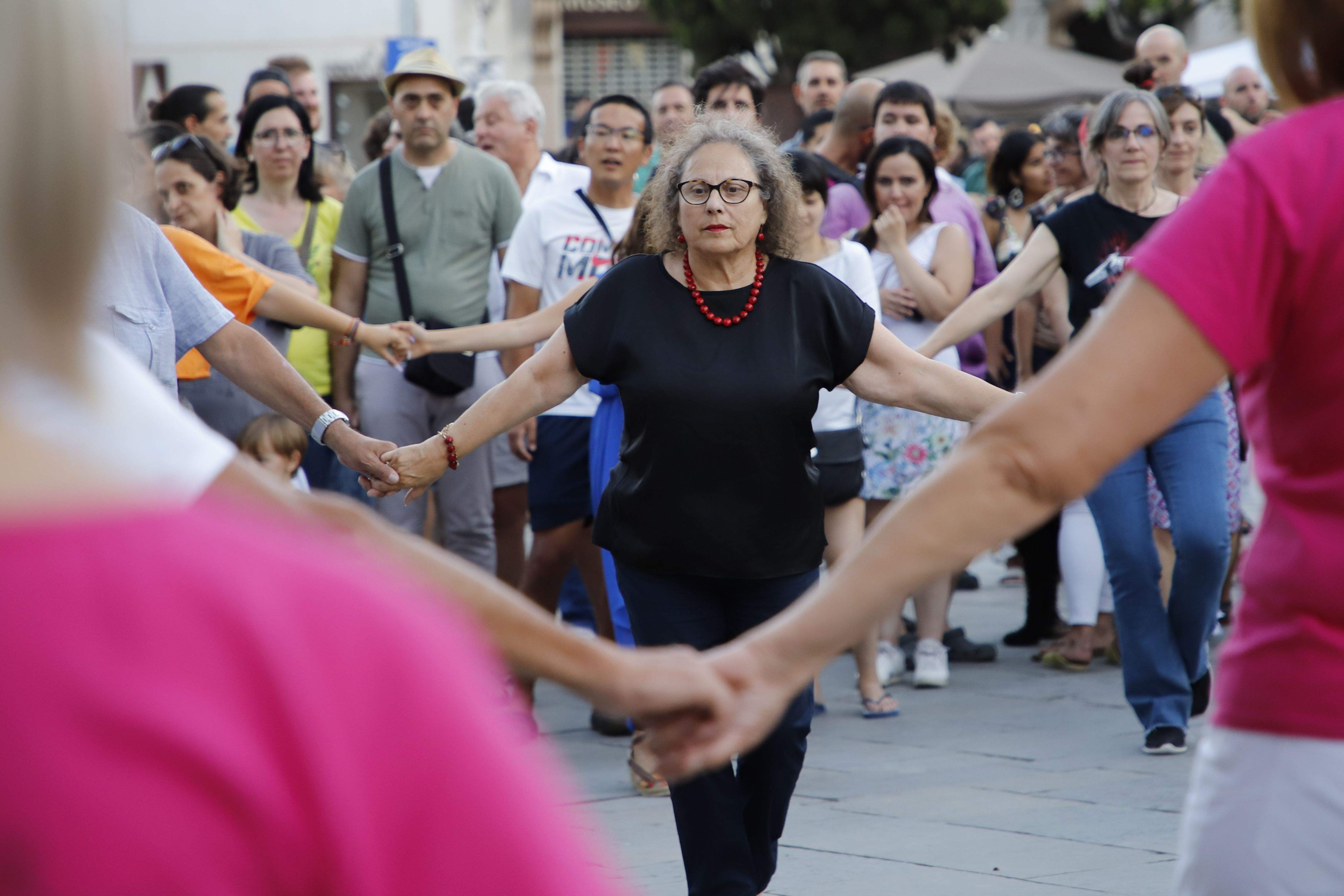 Ball de sardanes de Festa Major. FOTO: Lara Castañeda