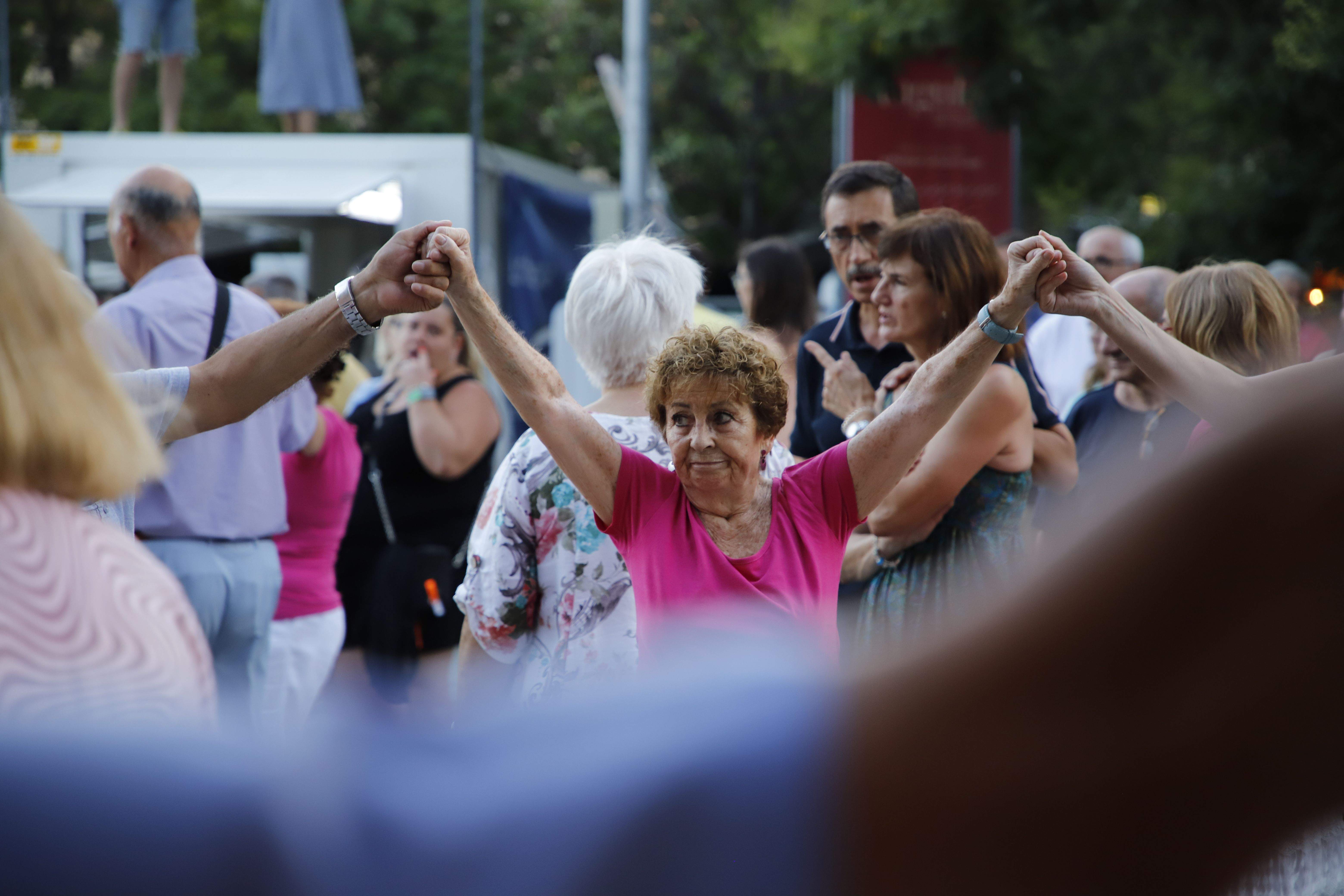 Ball de sardanes de Festa Major. FOTO: Lara Castañeda