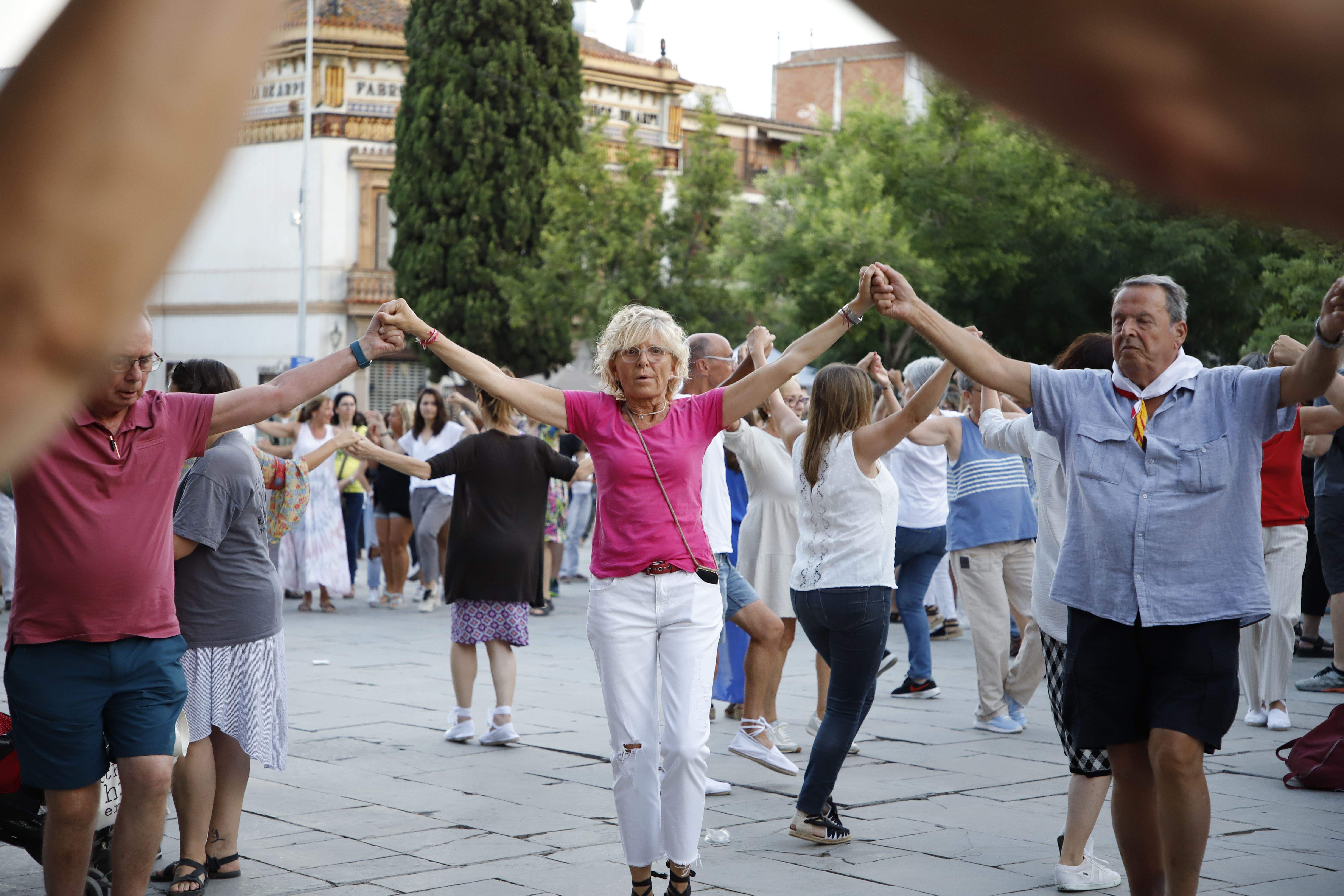 Ball de sardanes de Festa Major. FOTO: Lara Castañeda