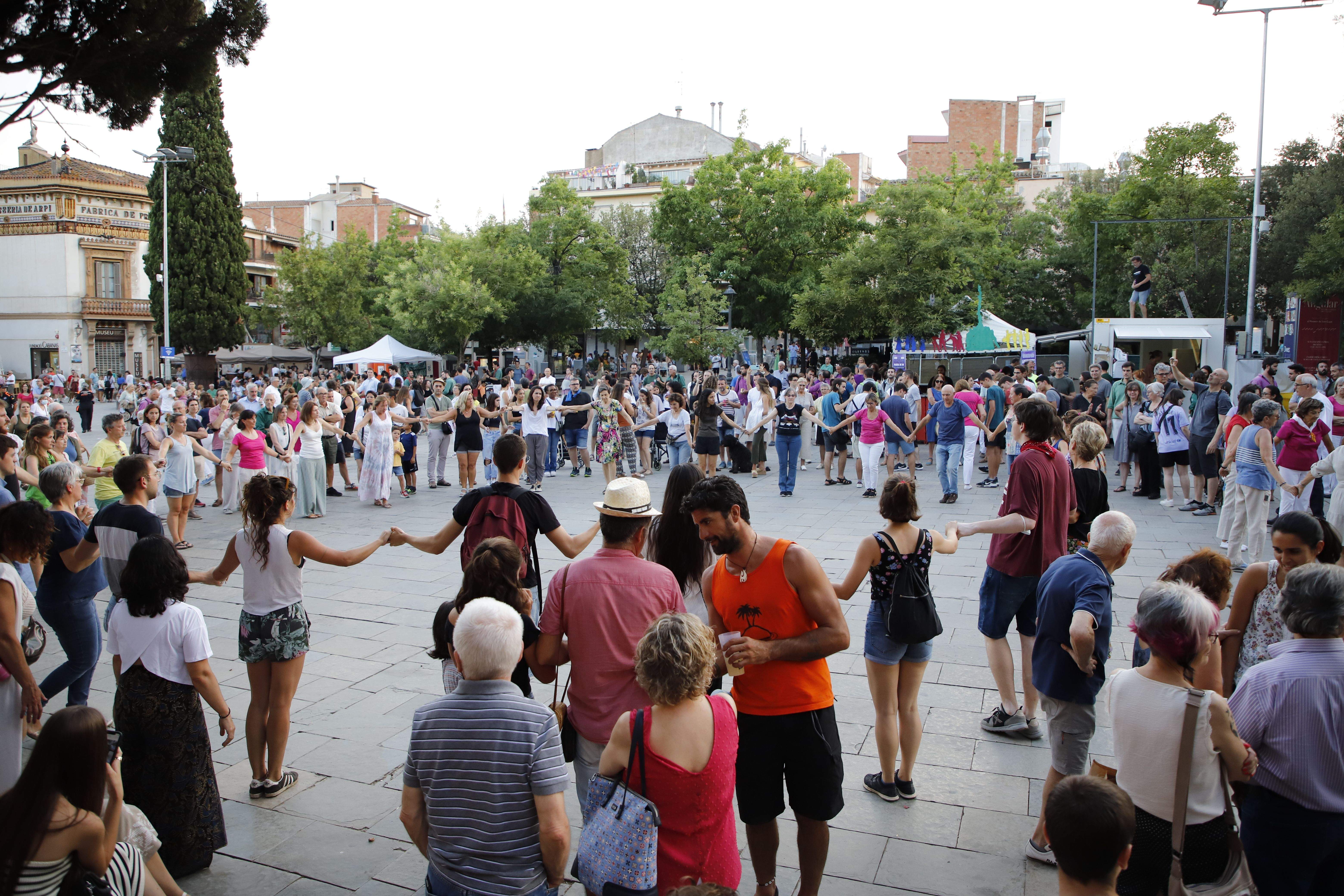 Ball de sardanes de Festa Major. FOTO: Lara Castañeda