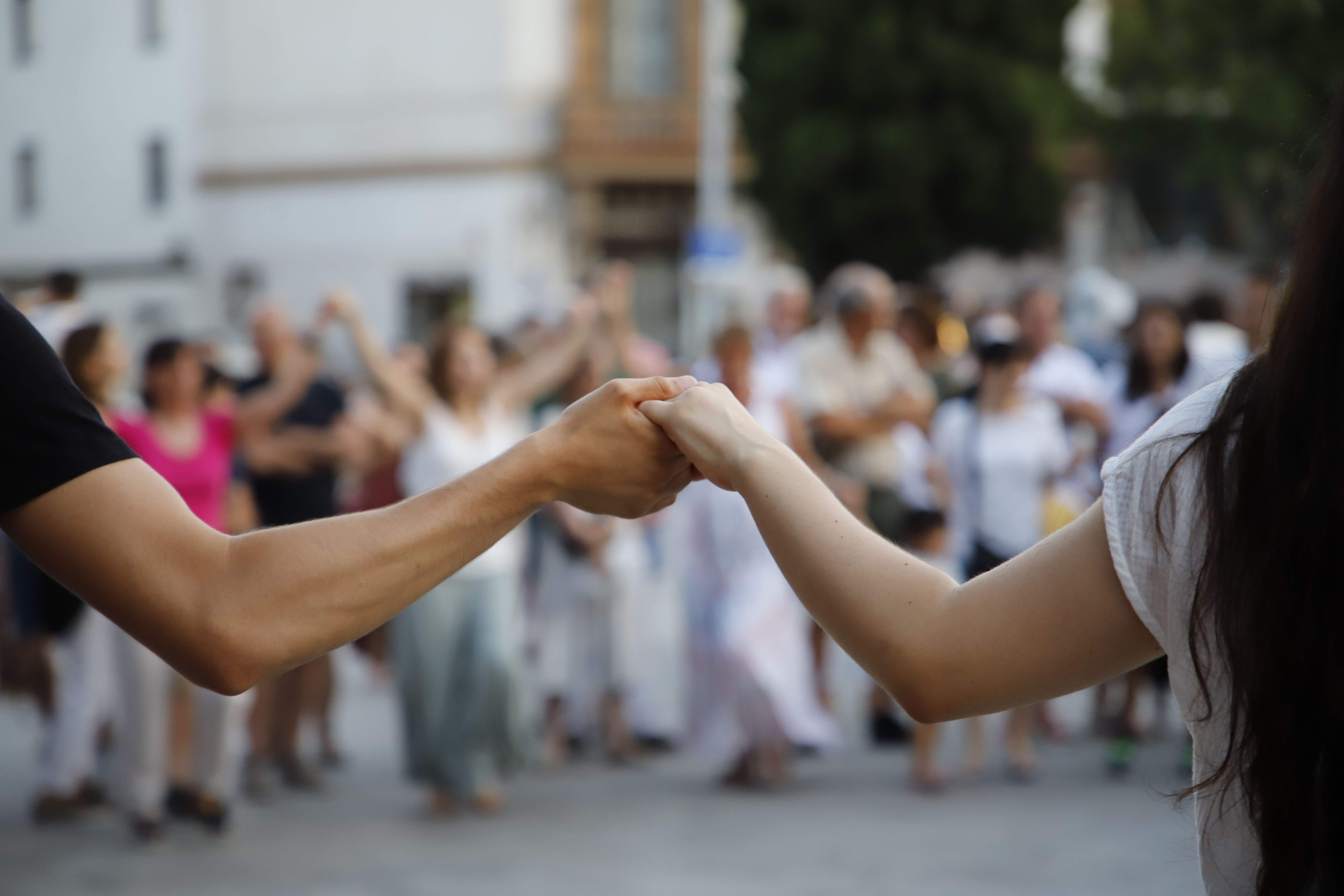 Ball de sardanes de Festa Major. FOTO: Lara Castañeda