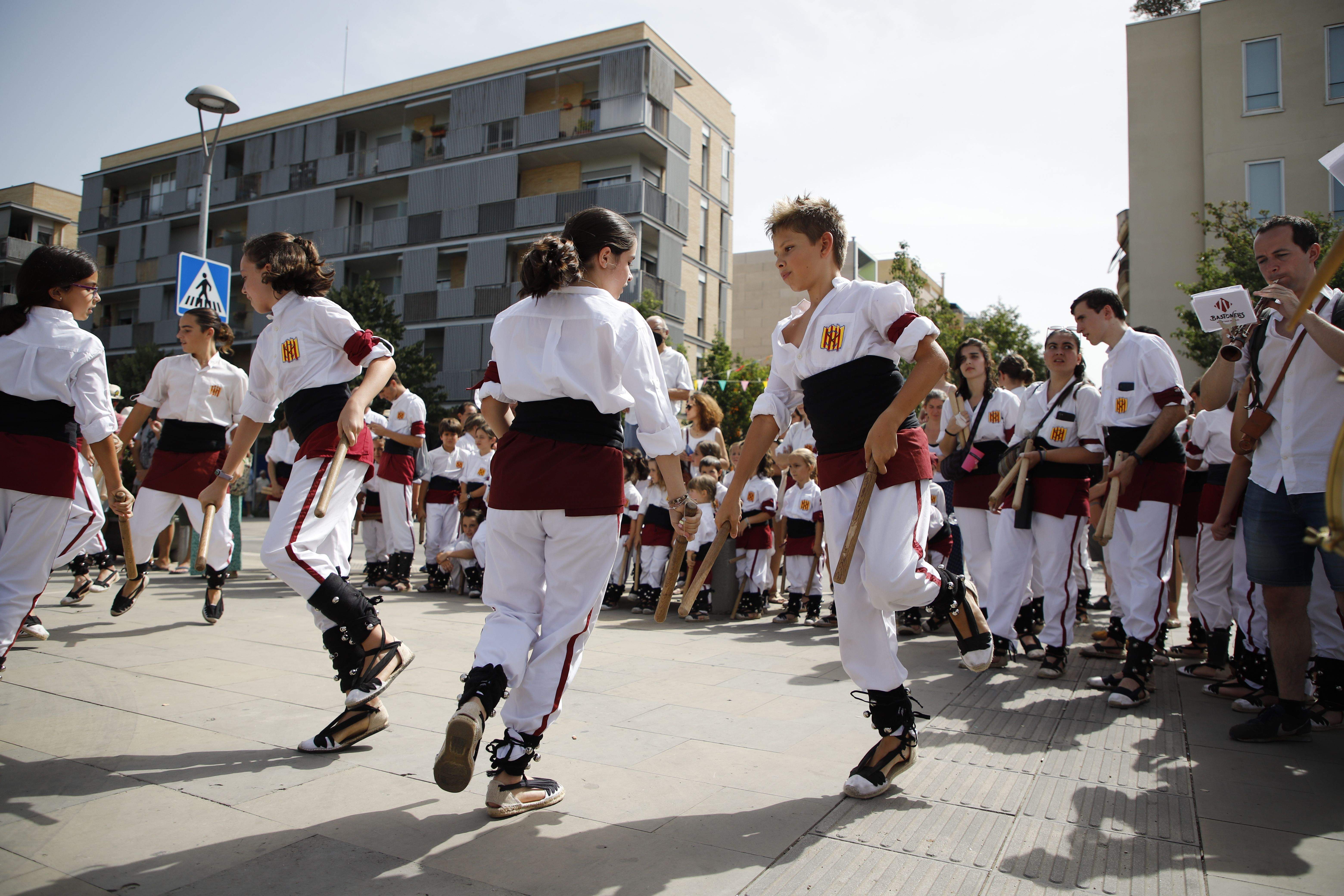 Bastoners de Sant Cugat. FOTO: Lara Castañeda