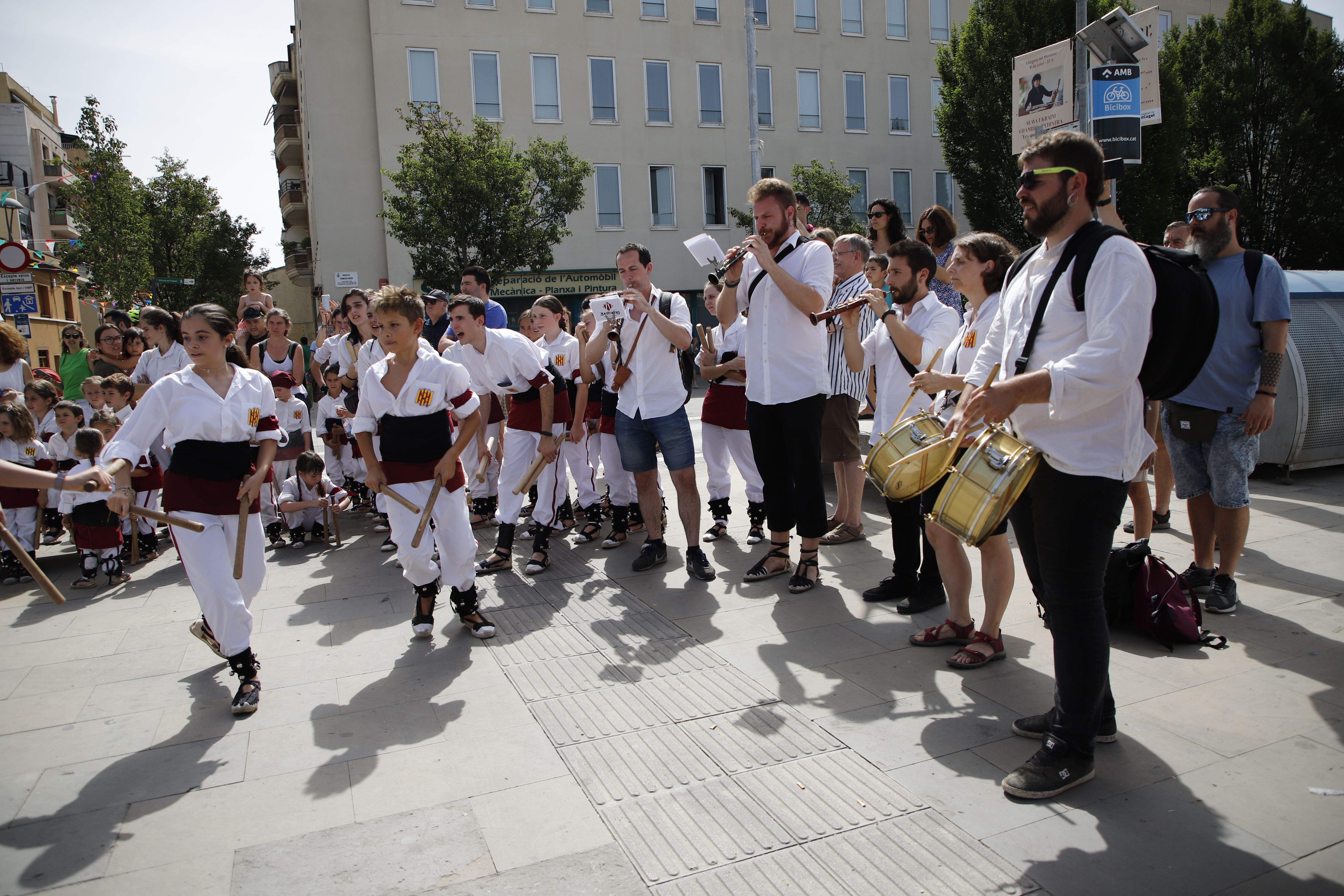 Bastoners de Sant Cugat. FOTO: Lara Castañeda