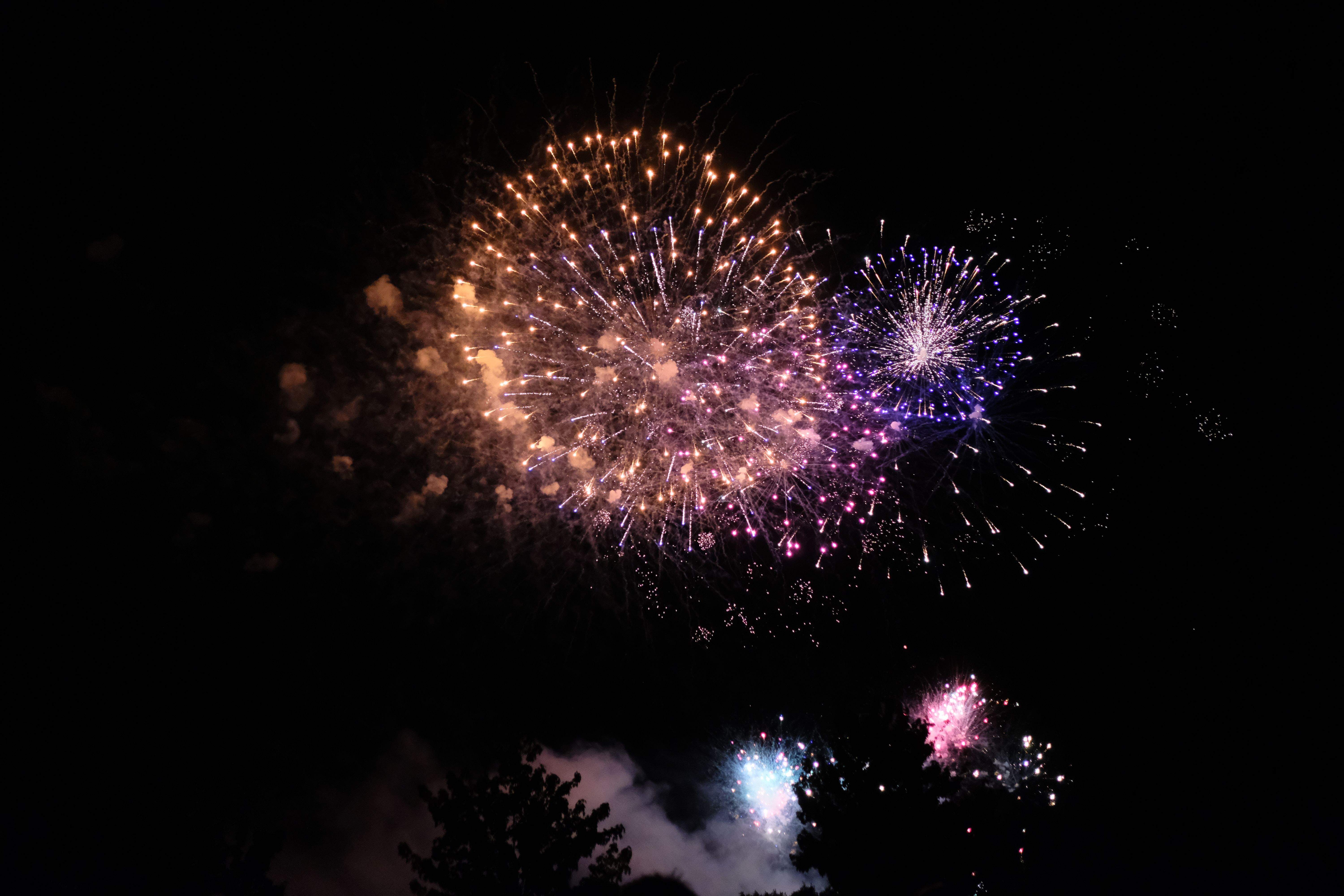 El Castell de Focs ha posat punt final a la Festa Major de Sant Cugat 2022. FOTO: Ale Gómez