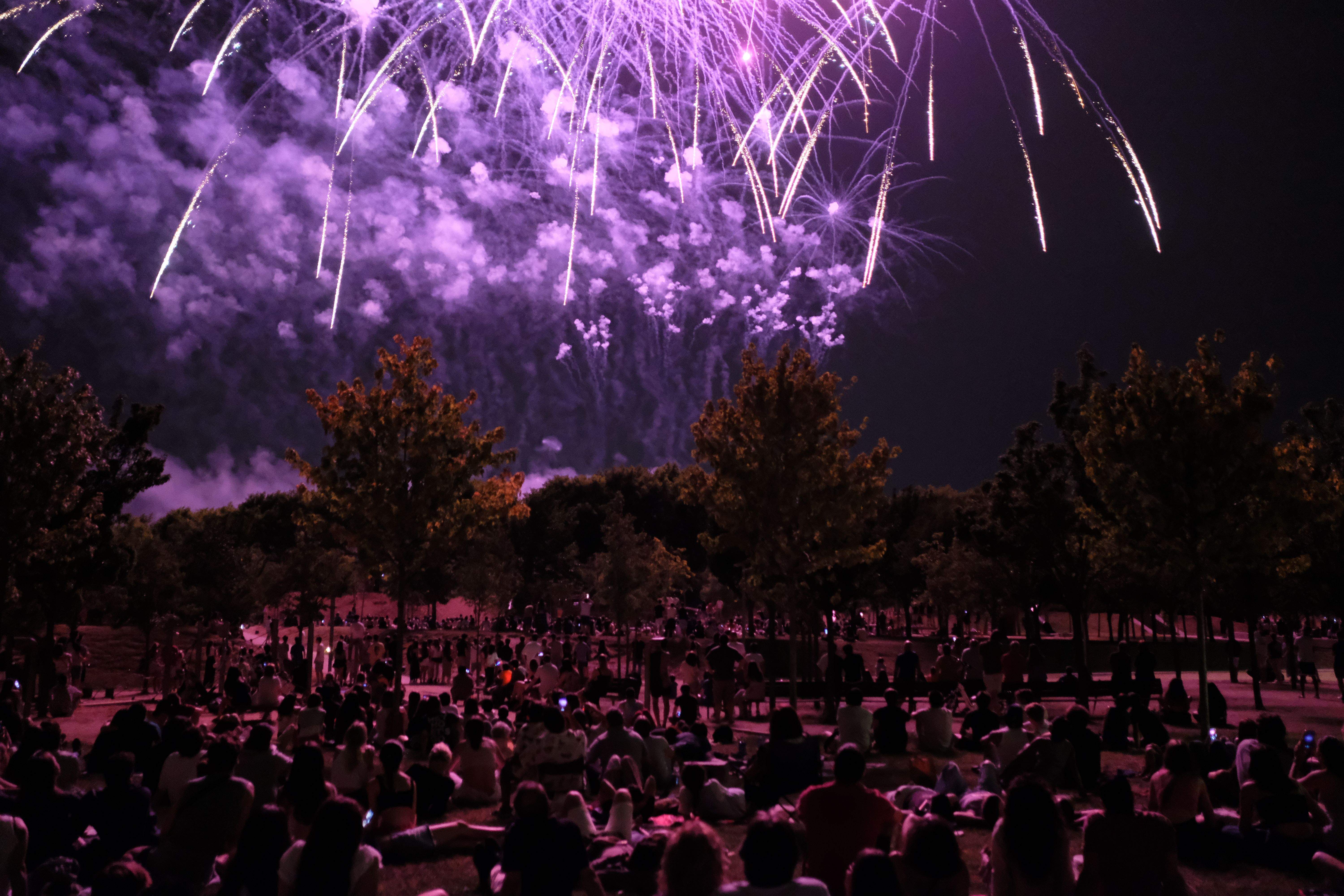 El Castell de Focs ha posat punt final a la Festa Major de Sant Cugat 2022. FOTO: Ale Gómez