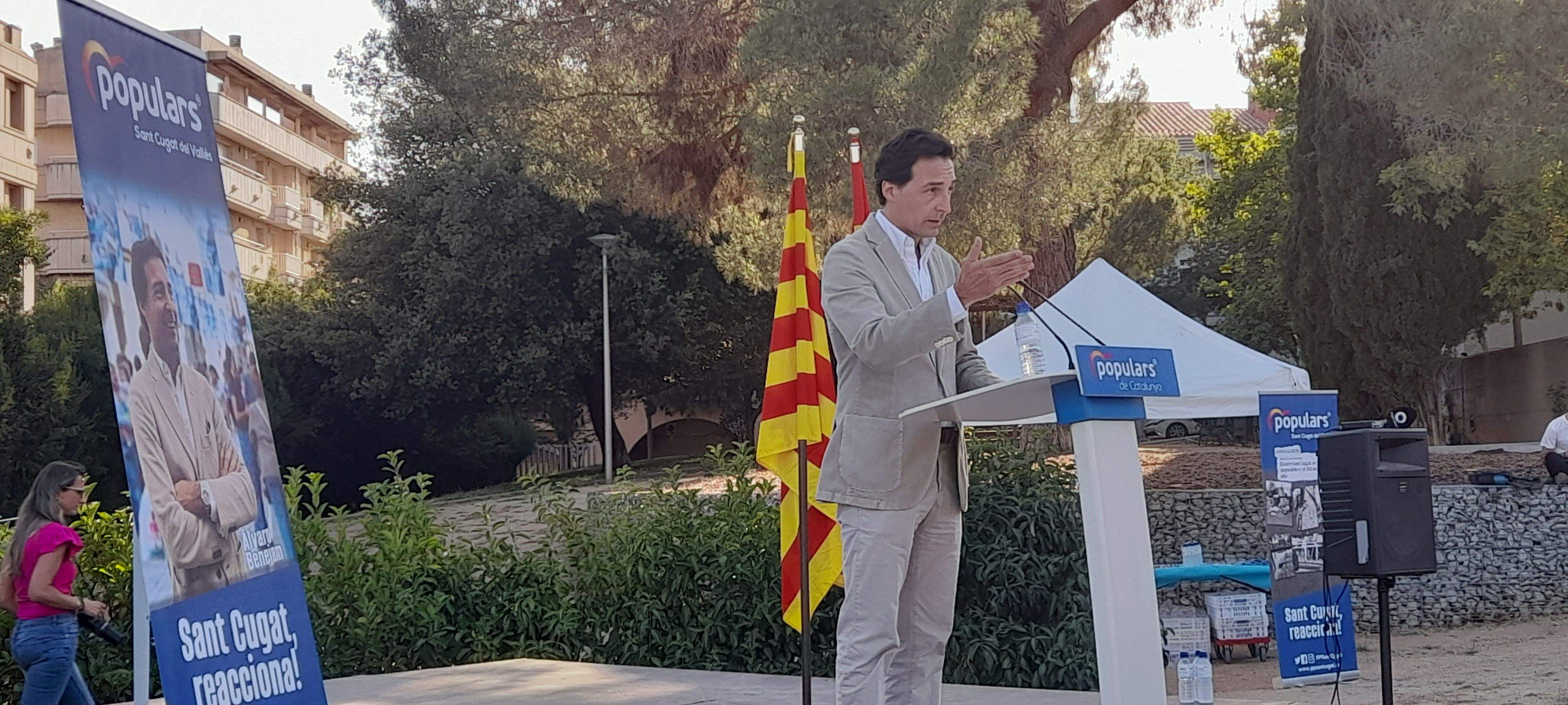 Álvaro Benejam, candidat del PP a l'alcaldia de Sant Cugat FOTO: Cristina Cabasés