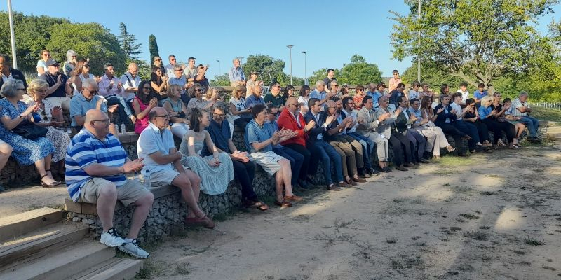 Acte del PP Sant Cugat als jardins del Vallès. FOTO: Cristina Cabasés