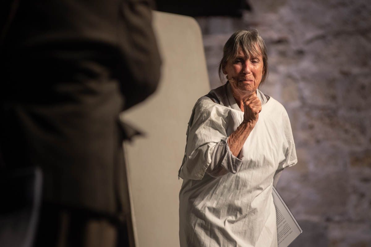 Encarna Adelantado a El Bon Soldat Svejk, Lectures a la Fresca 2022. FOTO: Cedida