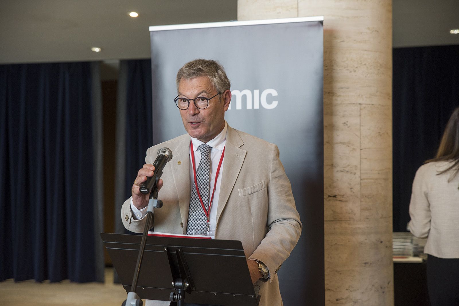 Ramon Grau al 25è aniversari de l'AMIC. FOTO: Bernat Millet.
