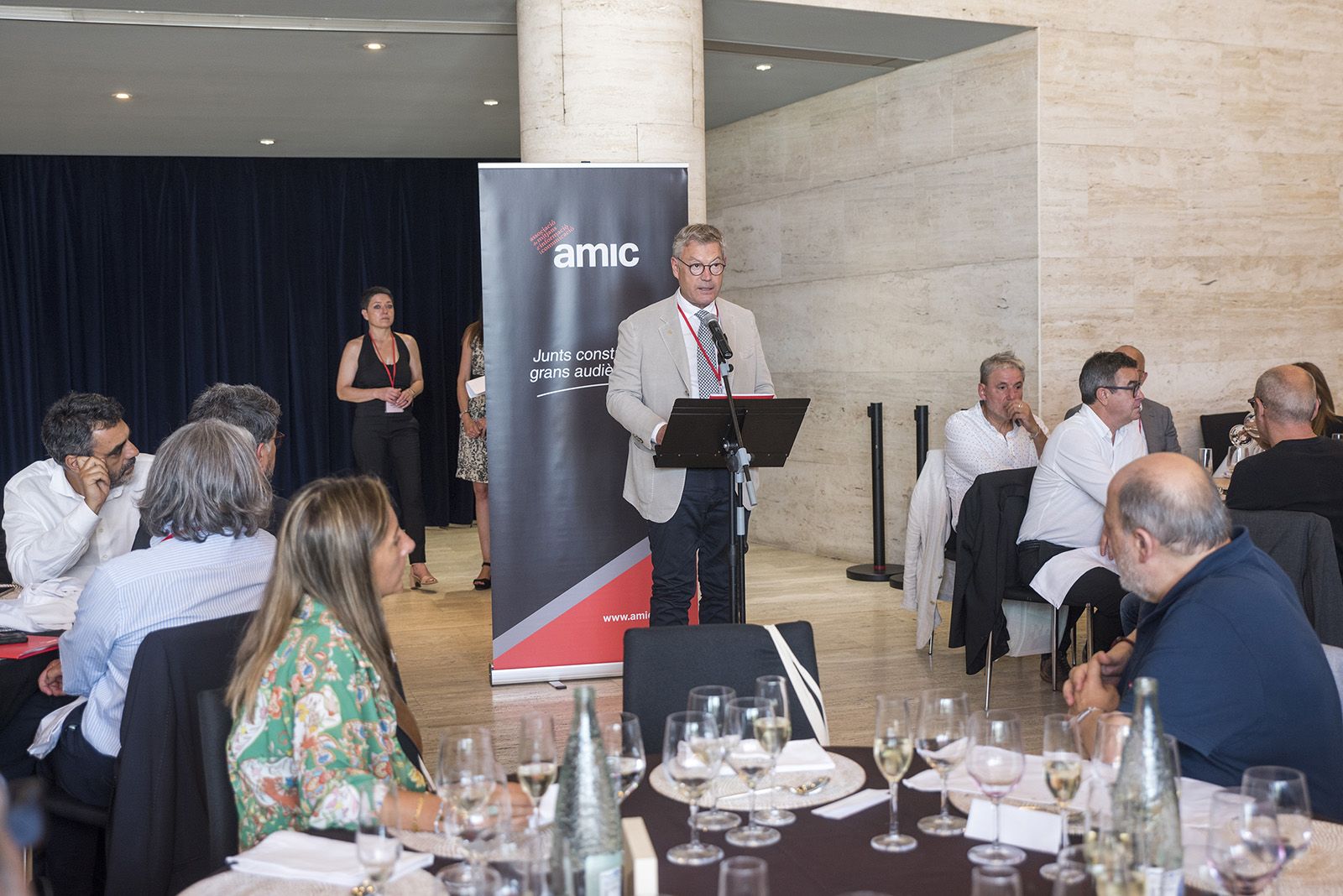 Ramon Grau al 25è aniversari de l'AMIC. FOTO: Bernat Millet.