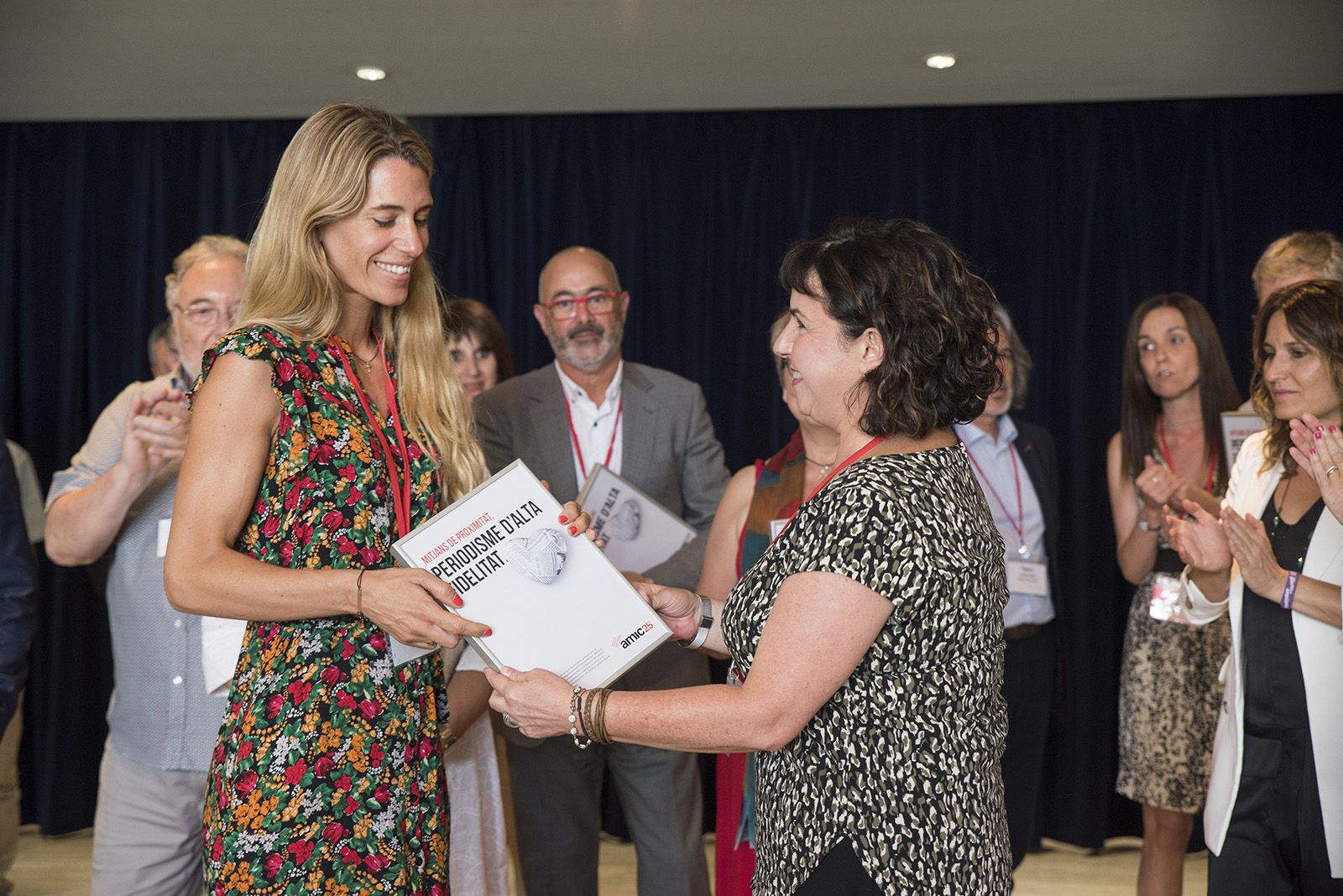 Laura Grau al 25è aniversari de l'AMIC. FOTO: Bernat Millet.