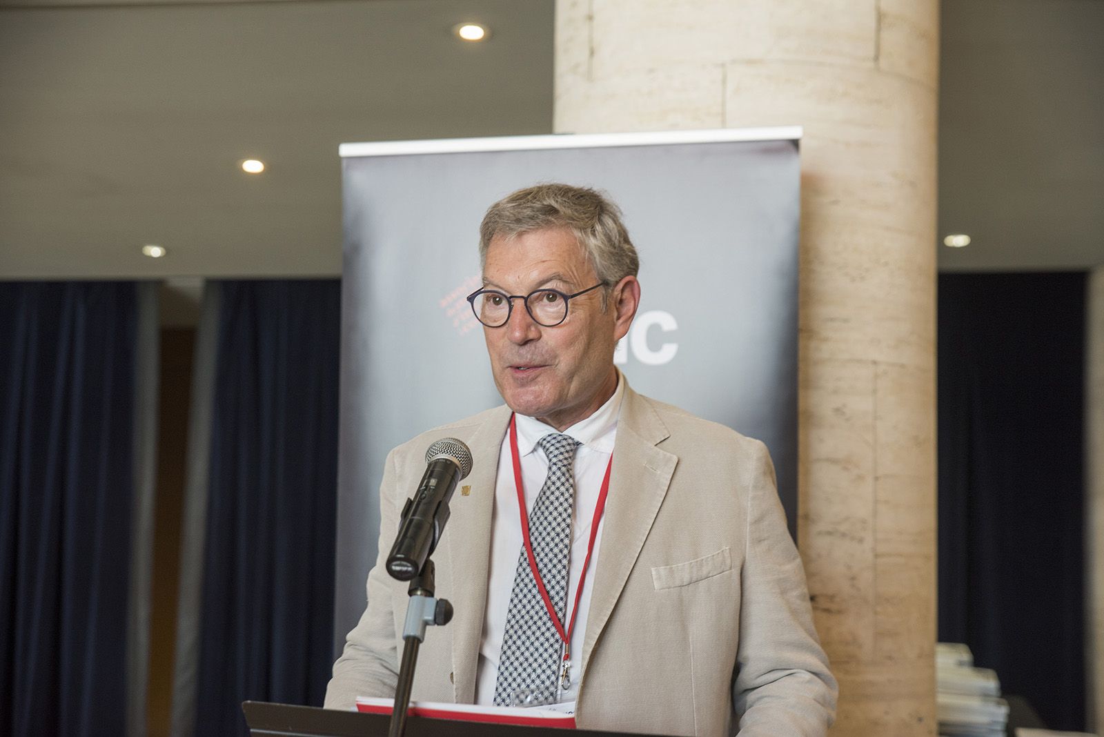 Ramon Grau al 25è aniversari de l'AMIC. FOTO: Bernat Millet.