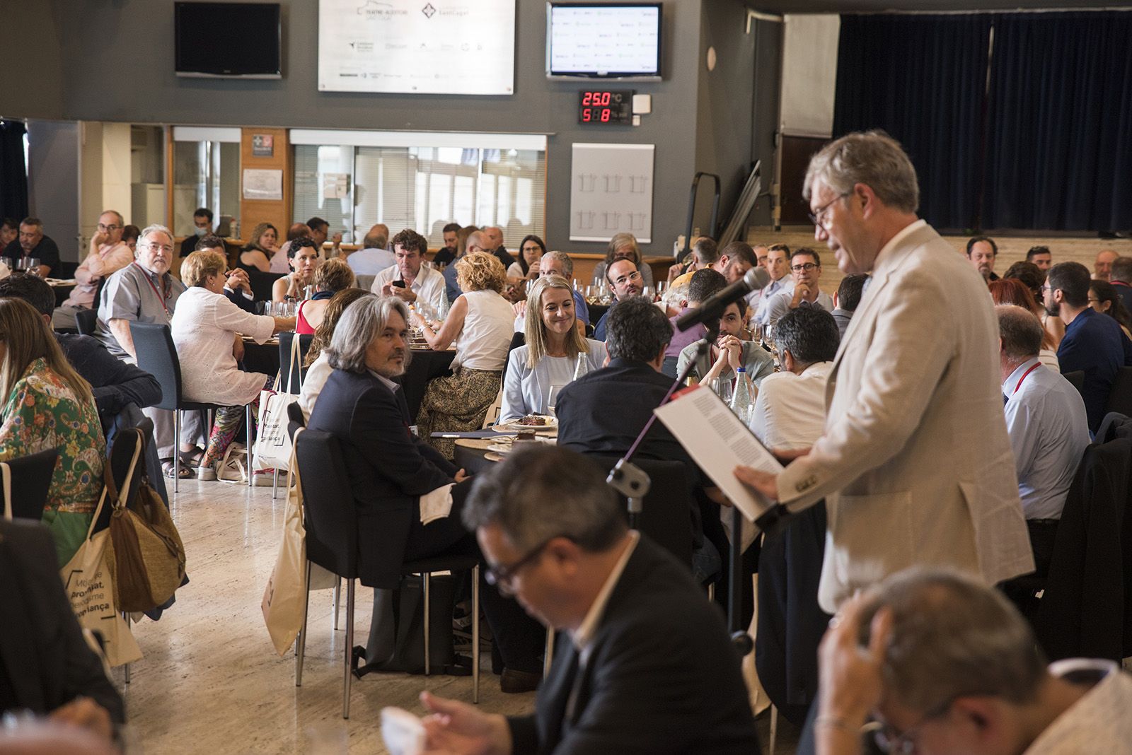 Ramon Grau al 25è aniversari de l'AMIC. FOTO: Bernat Millet.