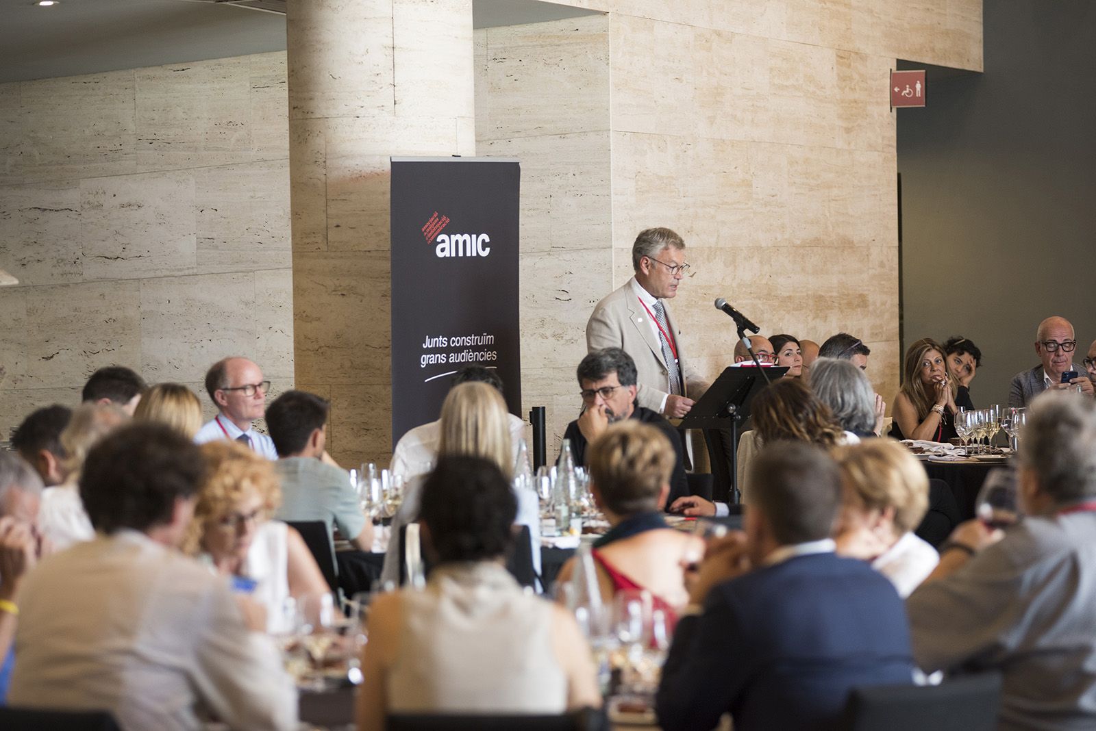 Ramon Grau al 25è aniversari de l'AMIC. FOTO: Bernat Millet.
