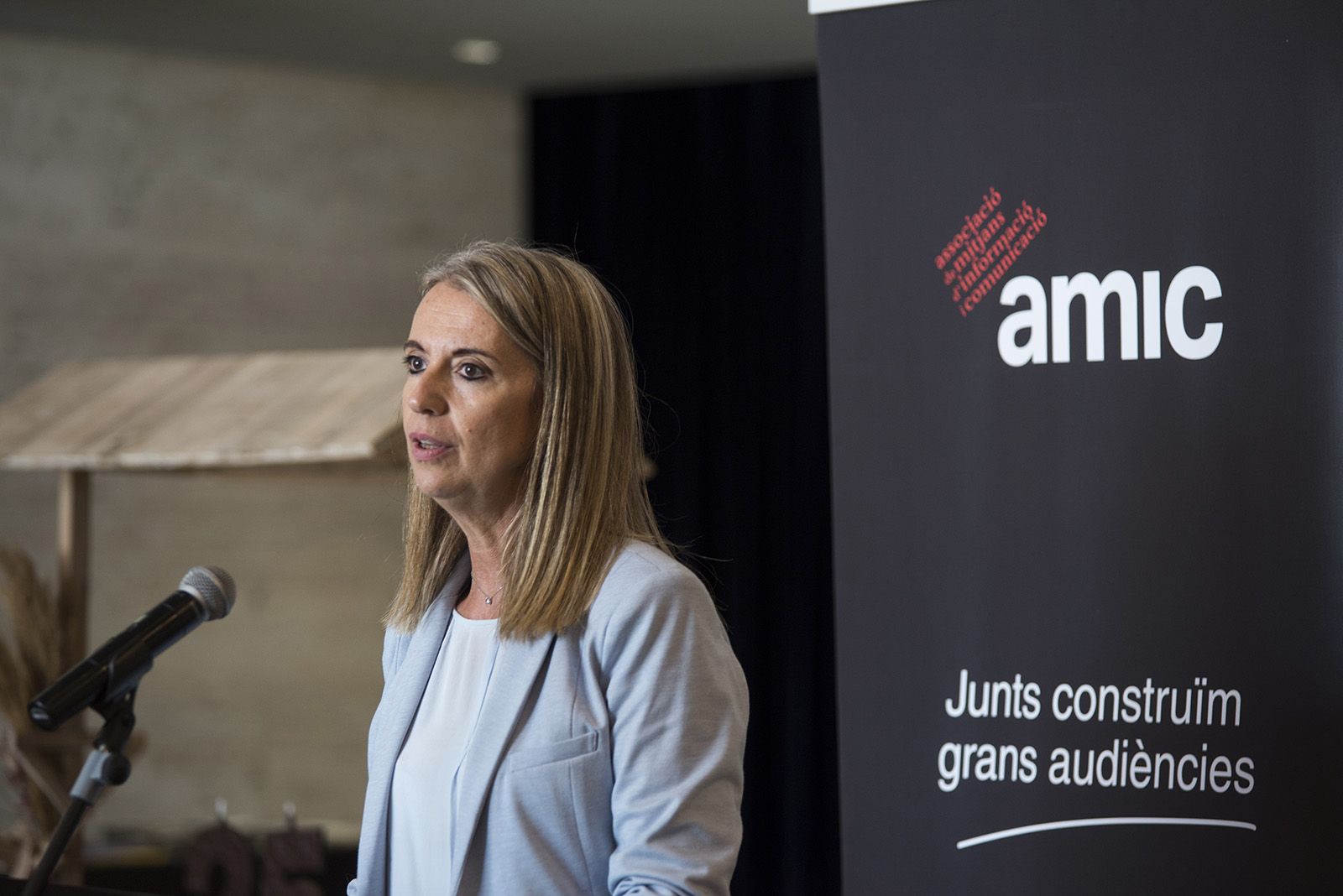 Mireia Ingla al 25è aniversari de l'AMIC. FOTO: Bernat Millet.