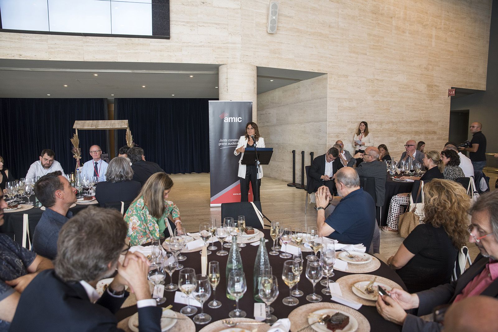 Laura Vilagrà al 25è aniversari de l'AMIC. FOTO: Bernat Millet.