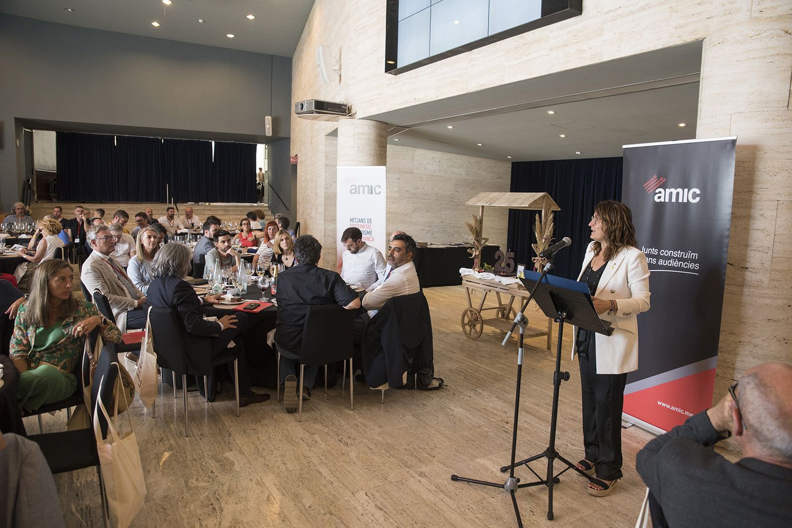 Laura Vilagrà al 25è aniversari de l'AMIC. FOTO: Bernat Millet.