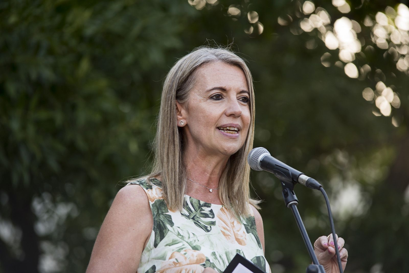 Mireia Ingla, durant la Festa Major de Mira-sol. FOTO: Bernat Millet