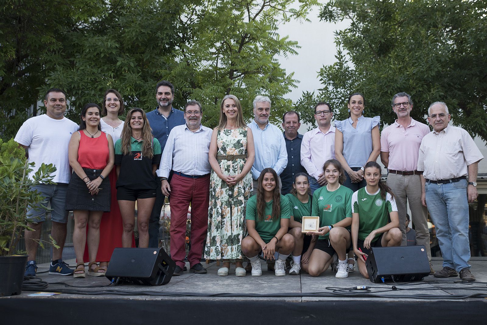 Pregó de festa major de Mira-Sol. FOTO: Bernat Millet.