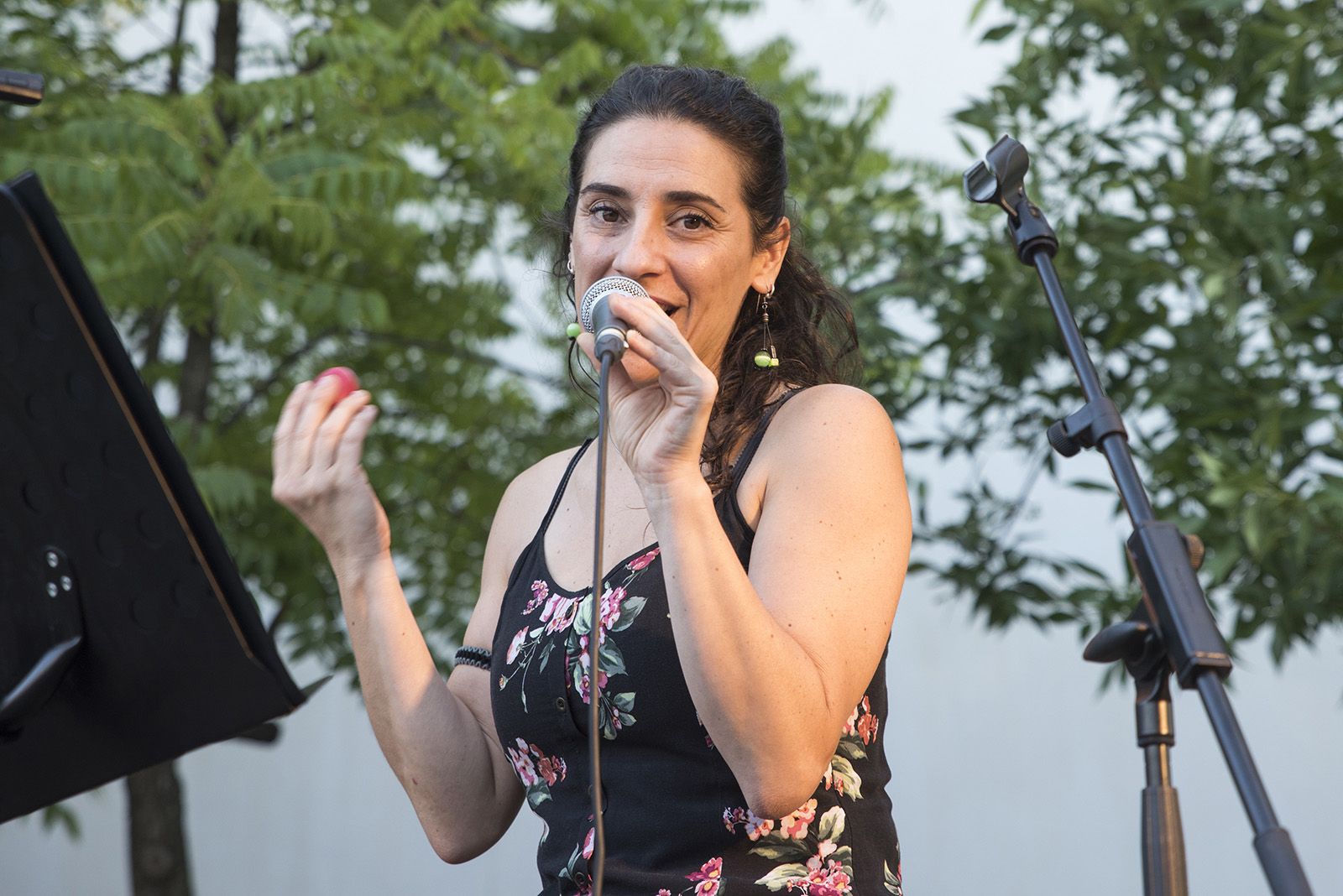 Pablo & Alba duet, en concert de Festa Major de Mira-Sol. FOTO: Bernat Millet.