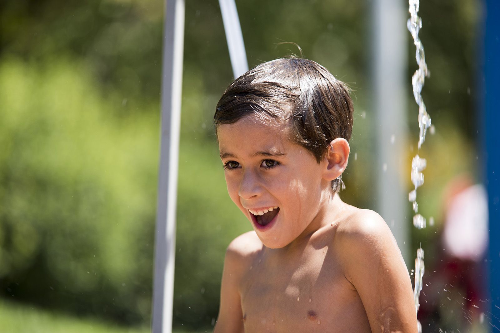 Festa de l'aigua de la Festa Major de Mira-Sol. FOTO: Bernat Millet.